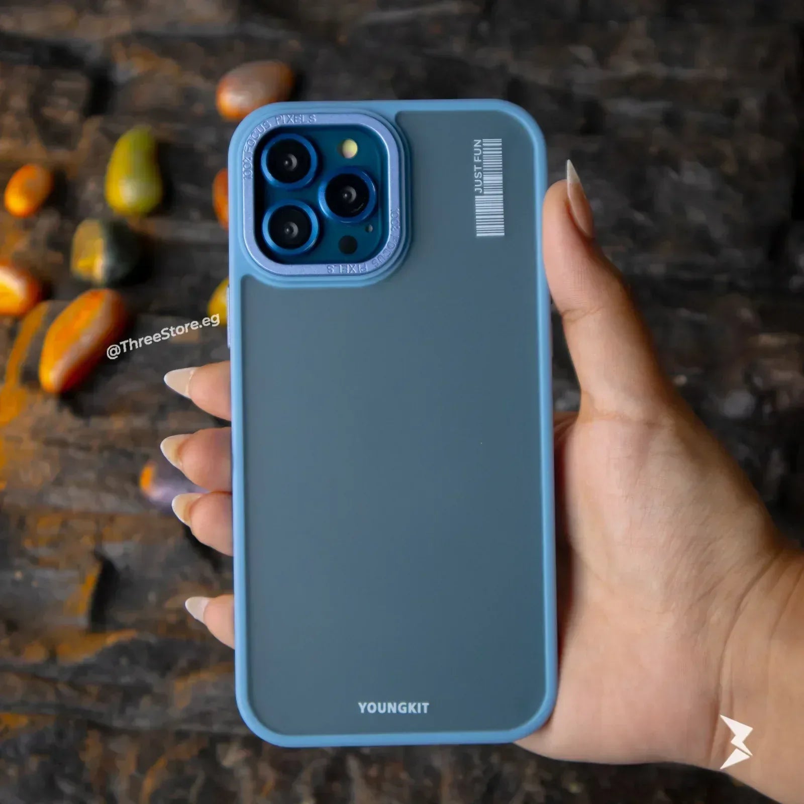 YoungKit Colored Sand Case iPhone 12 Pro Max - Three