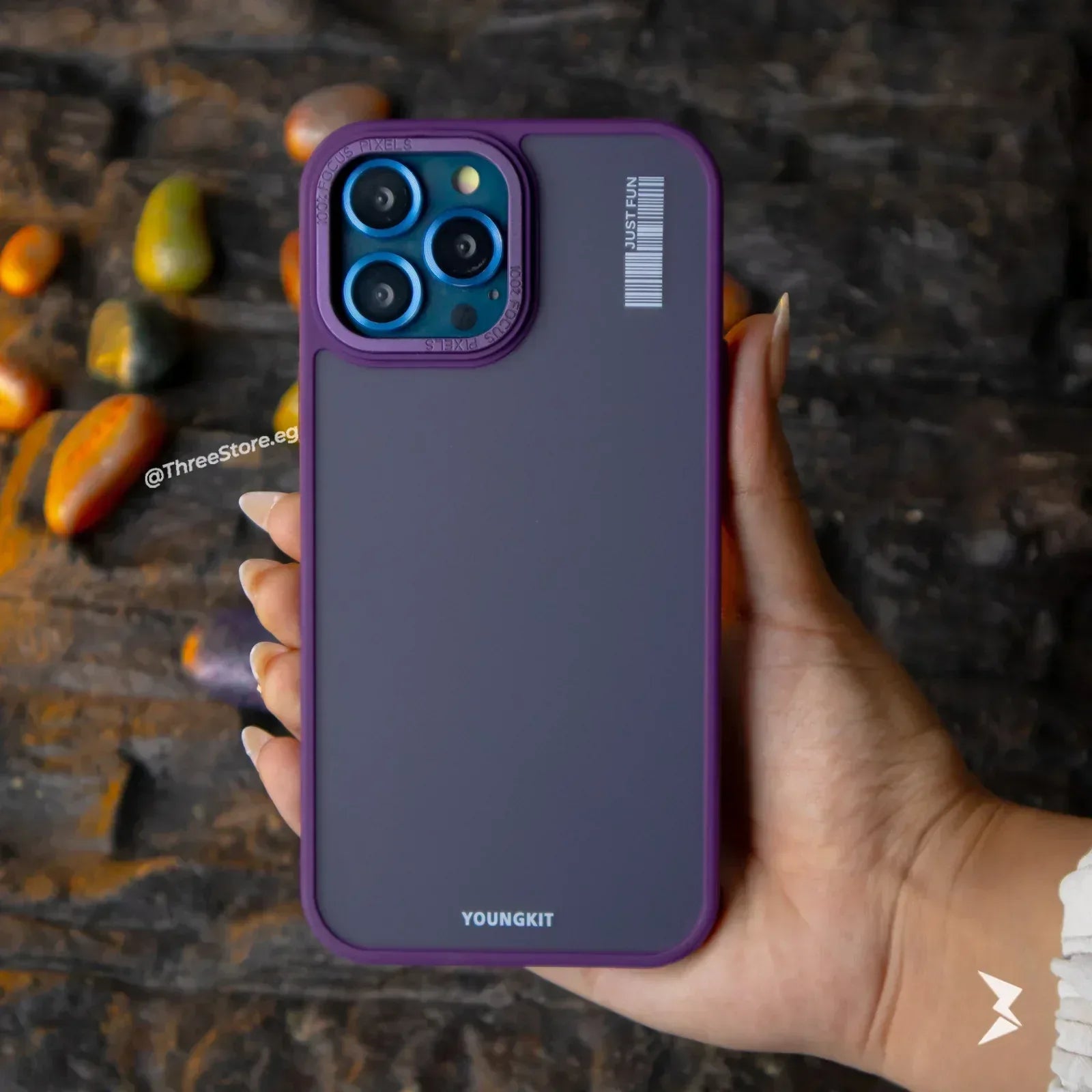 YoungKit Colored Sand Case iPhone 13 Pro Max - Three