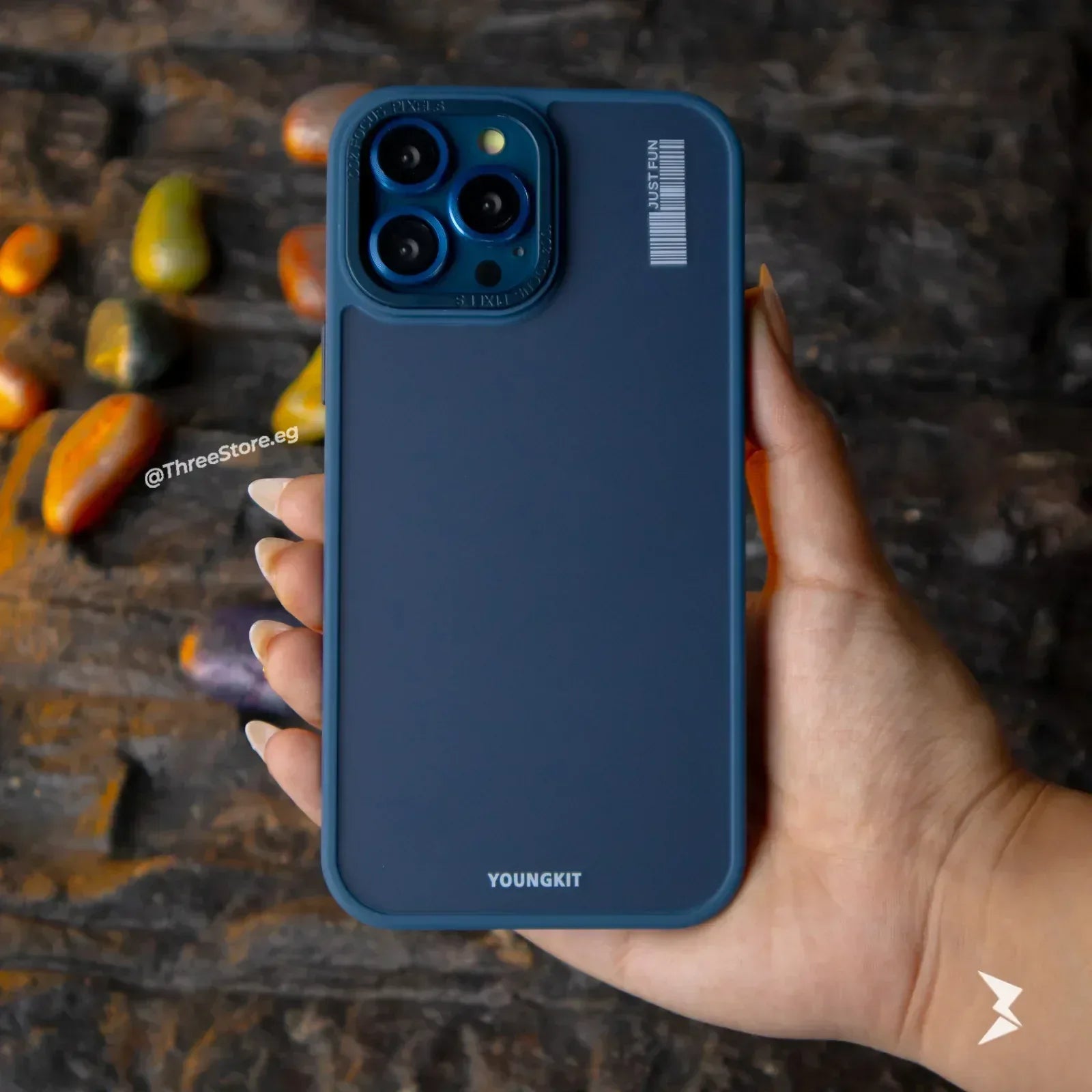 YoungKit Colored Sand Case iPhone 14 Pro Max - Three