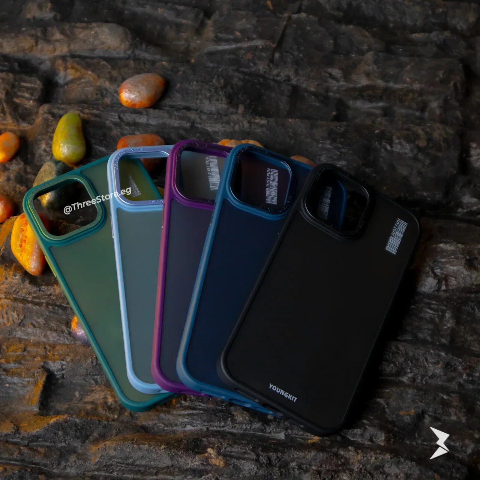 YoungKit Colored Sand Case iPhone 12 Pro Max - Three