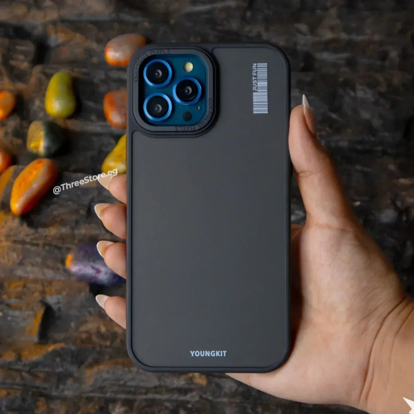 YoungKit Colored Sand Case iPhone 14 Pro Max - Three