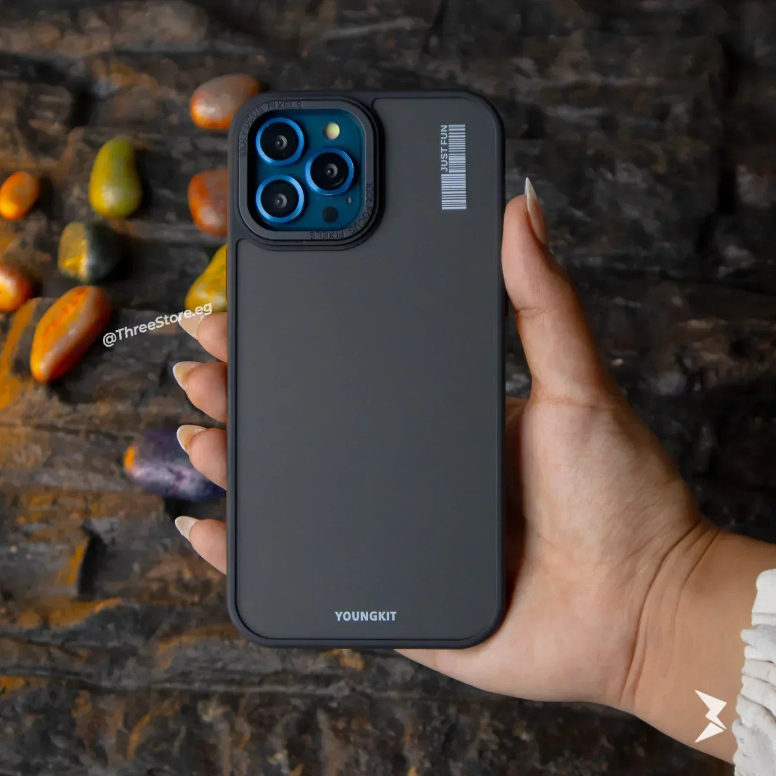YoungKit Colored Sand Case iPhone 12 Pro Max - Three