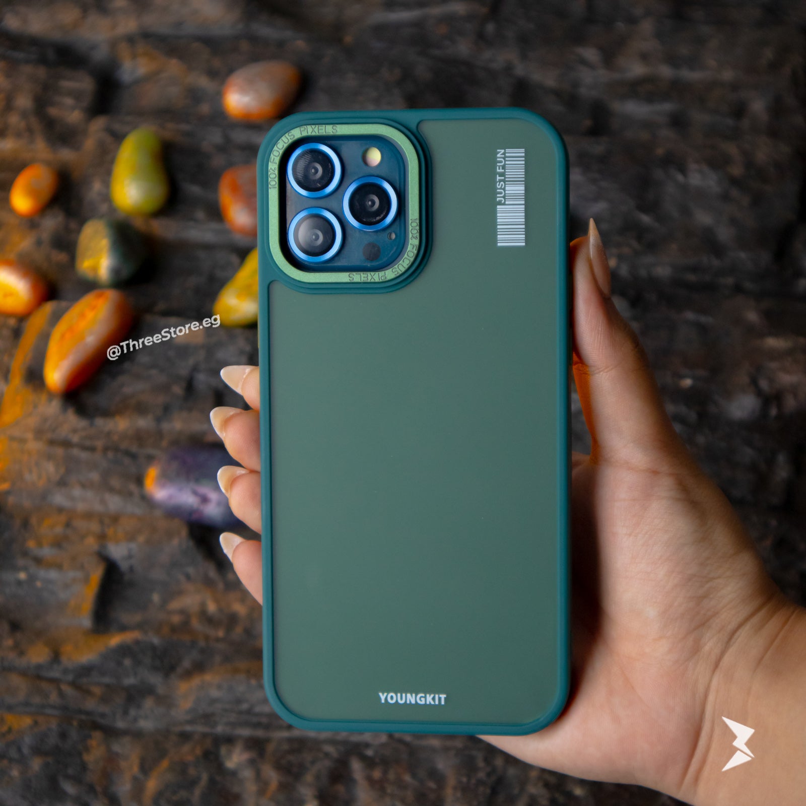 YoungKit Colored Sand Case iPhone 15 Pro Max