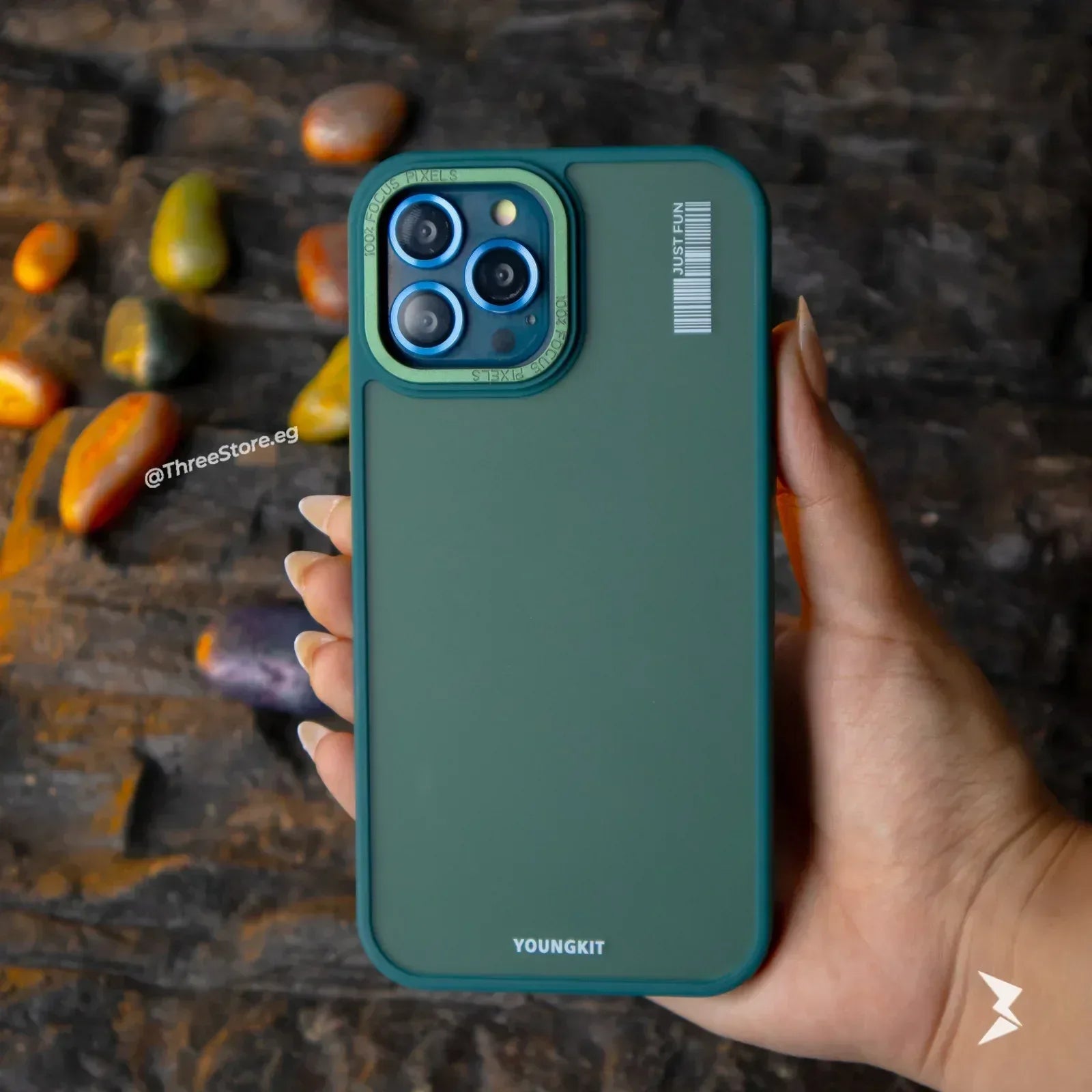 YoungKit Colored Sand Case iPhone 12 Pro Max - Three