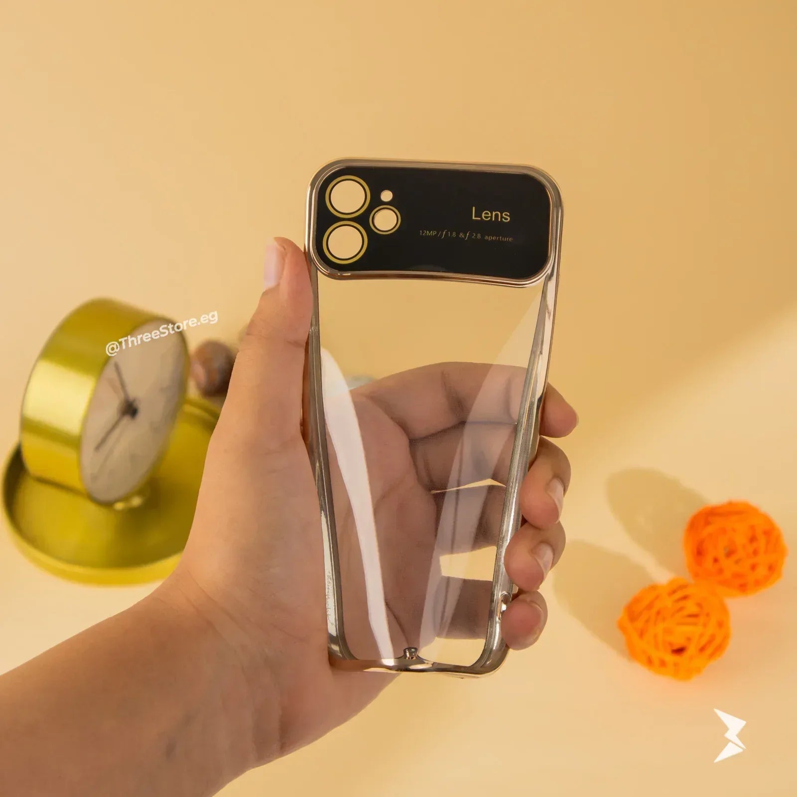 Large Window Transparent Case iPhone 11 - Three