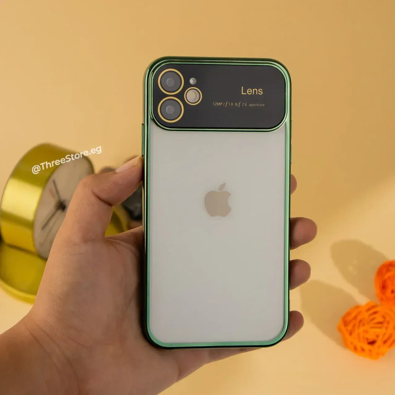 Large Window Transparent Case iPhone 11 - Three