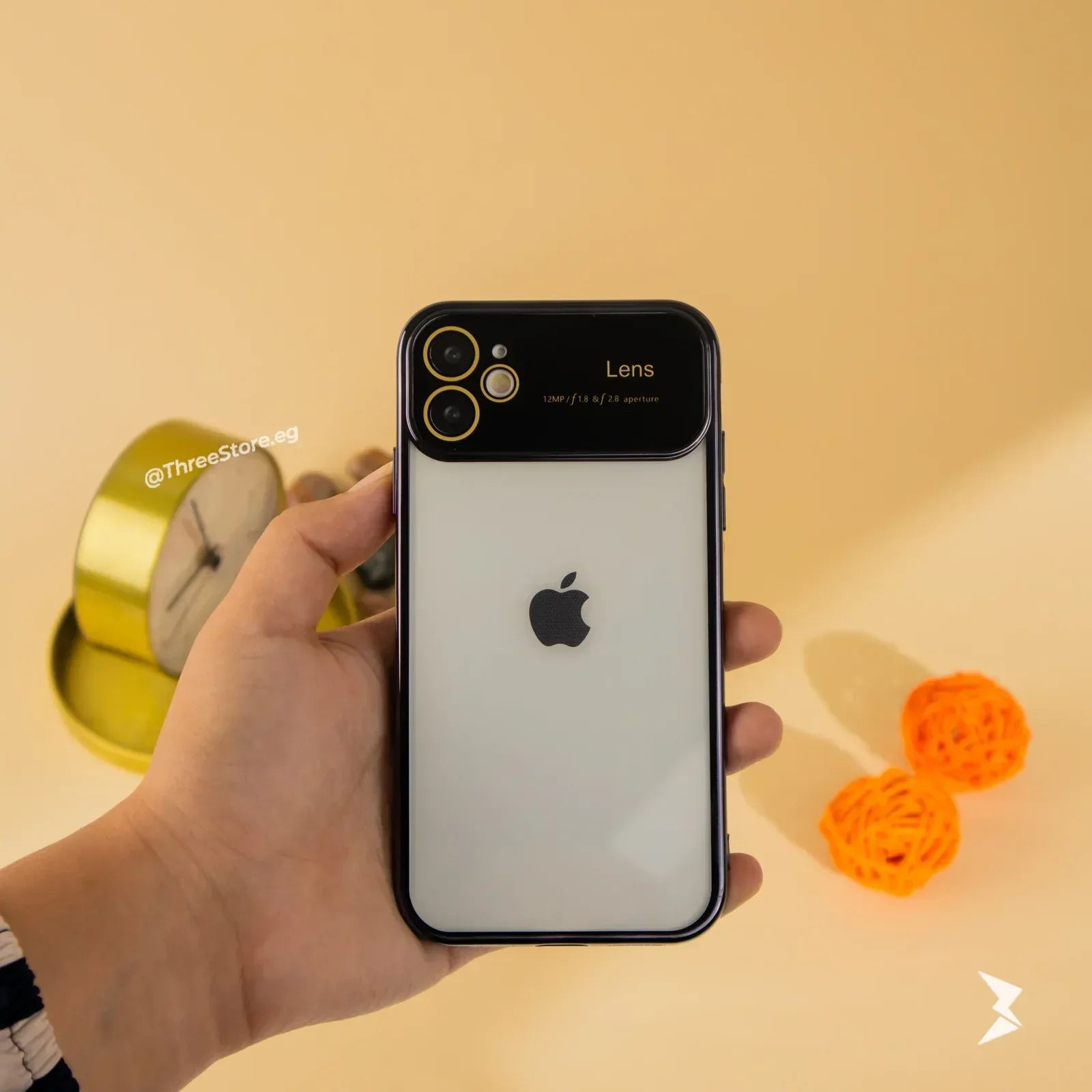 Large Window Transparent Case iPhone 11 - Three