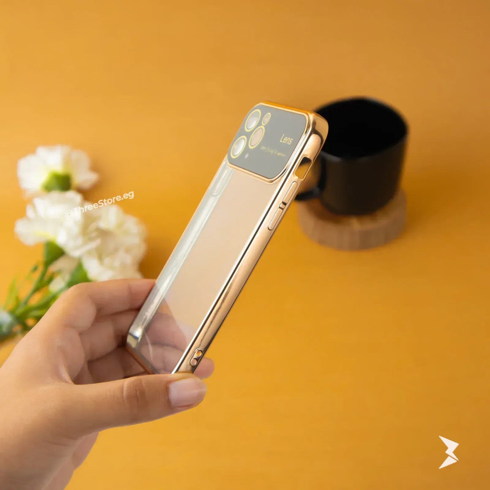 Large Window Transparent Case iPhone 11 Pro - Three