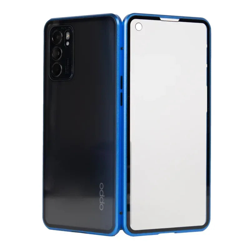 Full Body Metal Camera Protection Case Oppo Reno 6 5G - Three