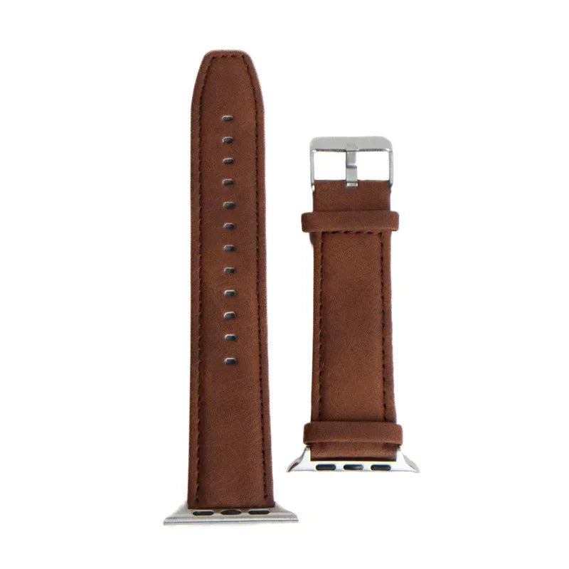 Stitch Leather Band For Apple Watch - Three