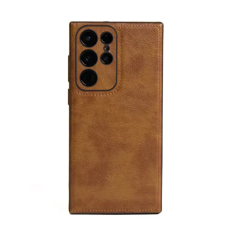 Prato Leather Case Samsung S22 Ultra - Three