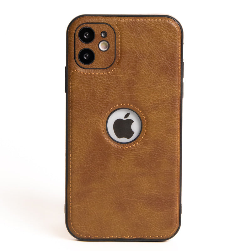 جراب ايفون 11 الجلدي الرئع باللون البني