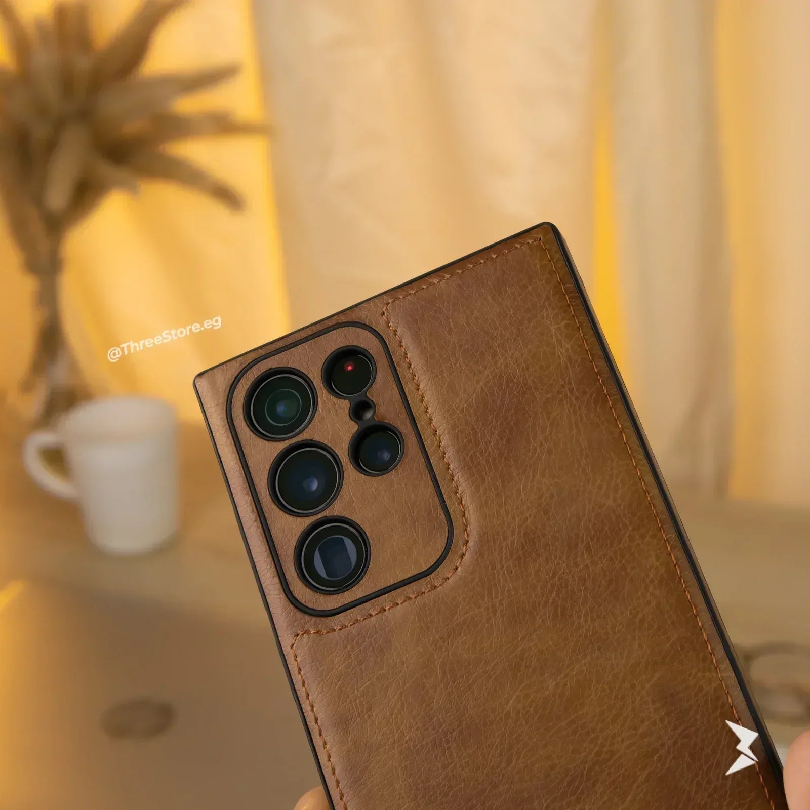 Prato Leather Case Samsung S22 Ultra - Three