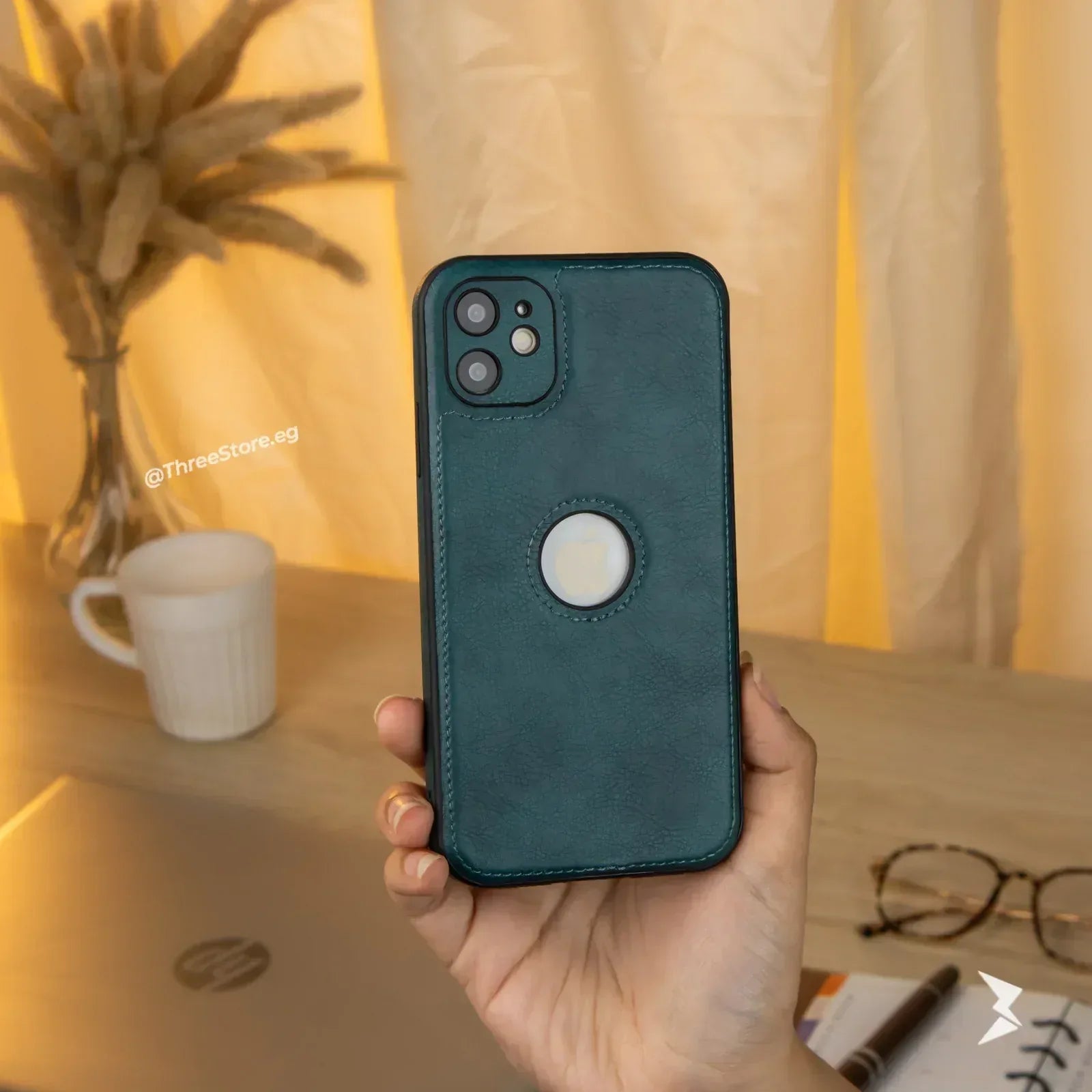 Prato Leather Case iPhone 11 - Three