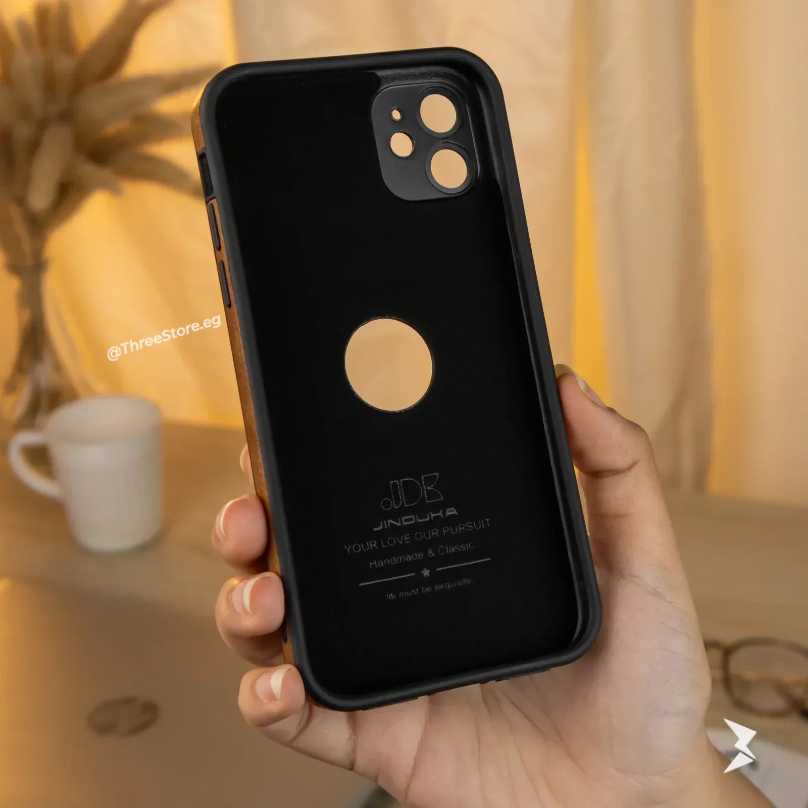 Prato Leather Case iPhone 11 - Three