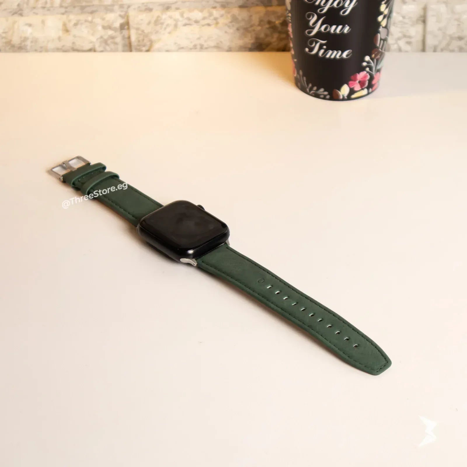 Stitch Leather Band For Apple Watch - Three