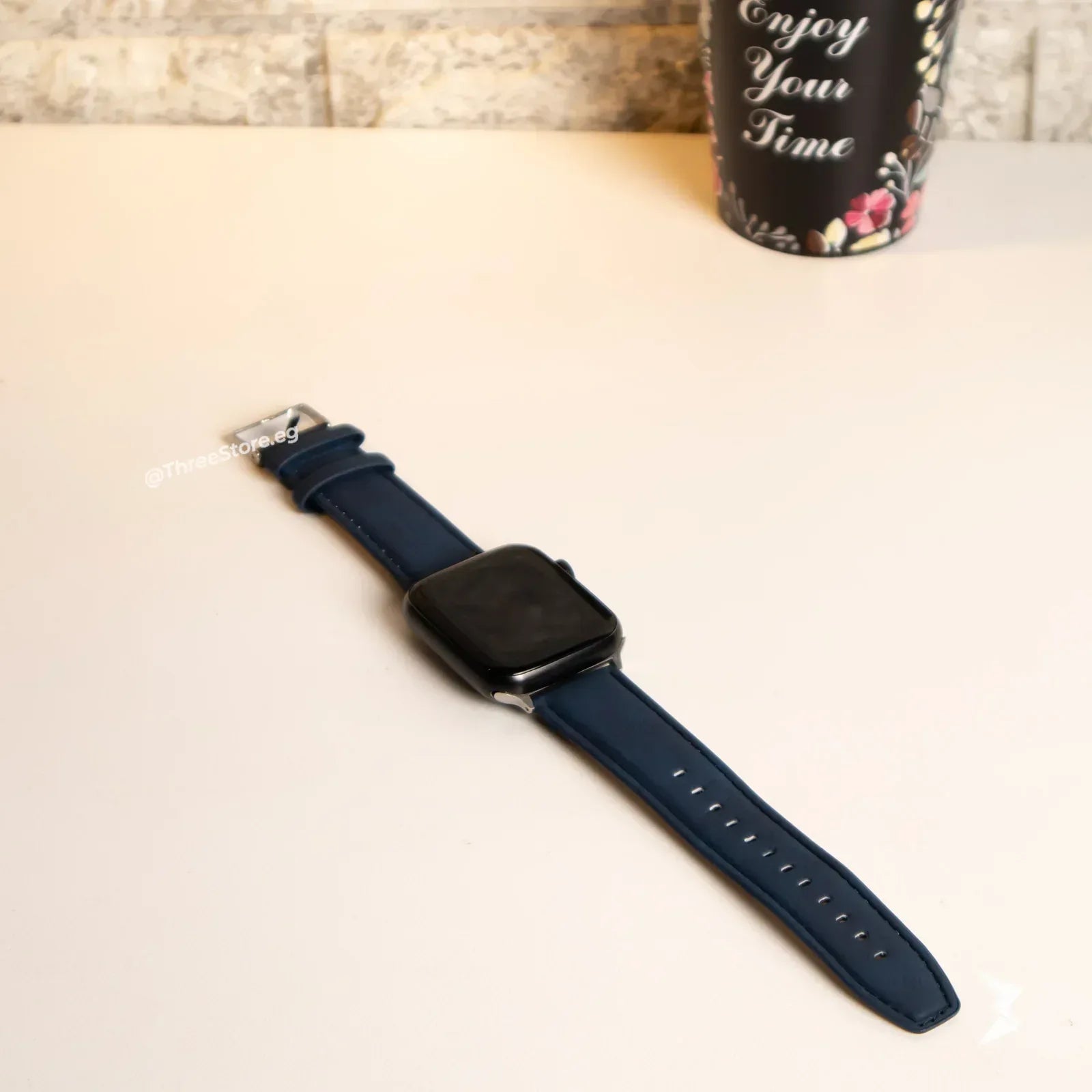 Stitch Leather Band For Apple Watch - Three
