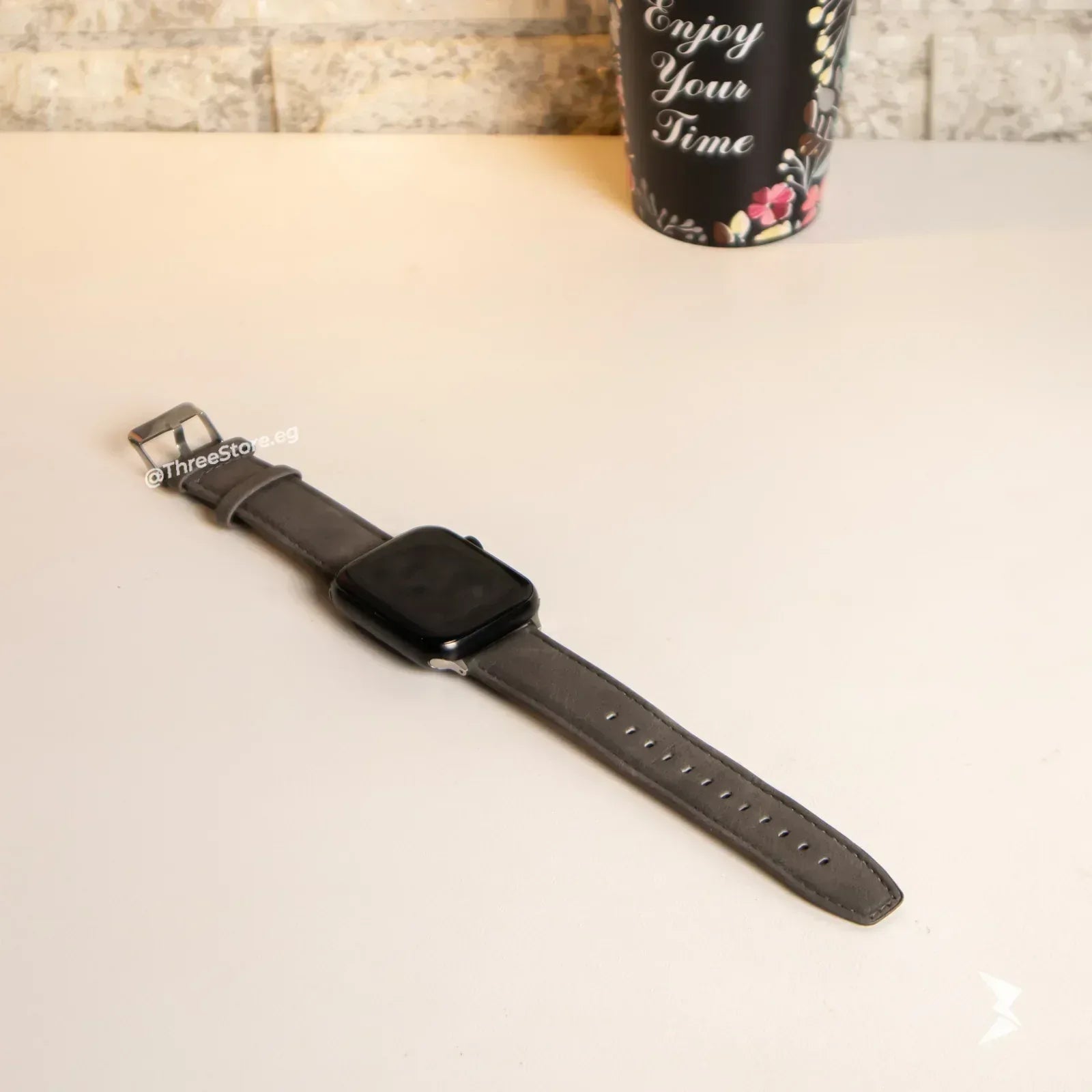 Stitch Leather Band For Apple Watch - Three