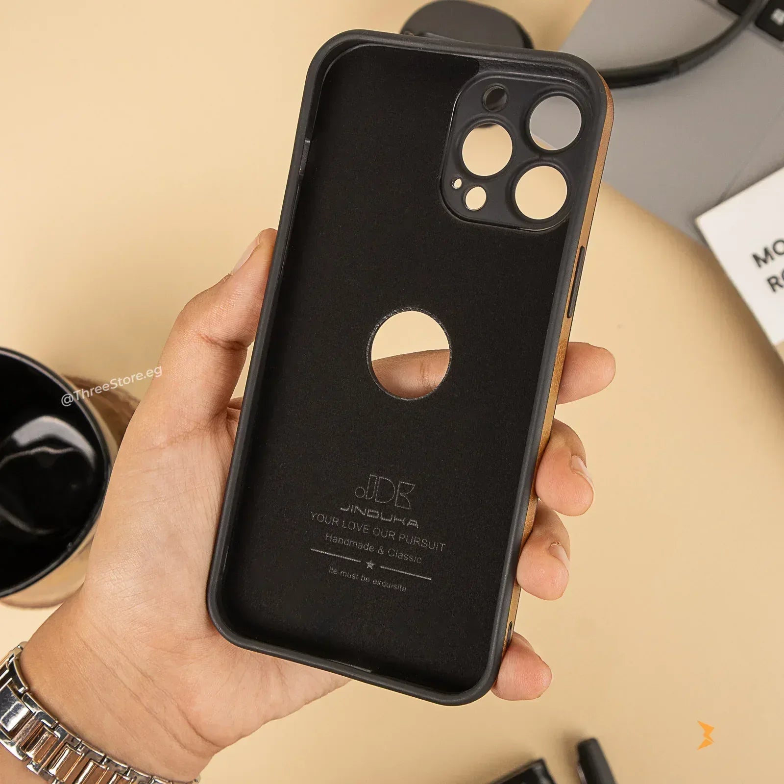 Prato Leather Case iPhone 11 Pro Max - Three