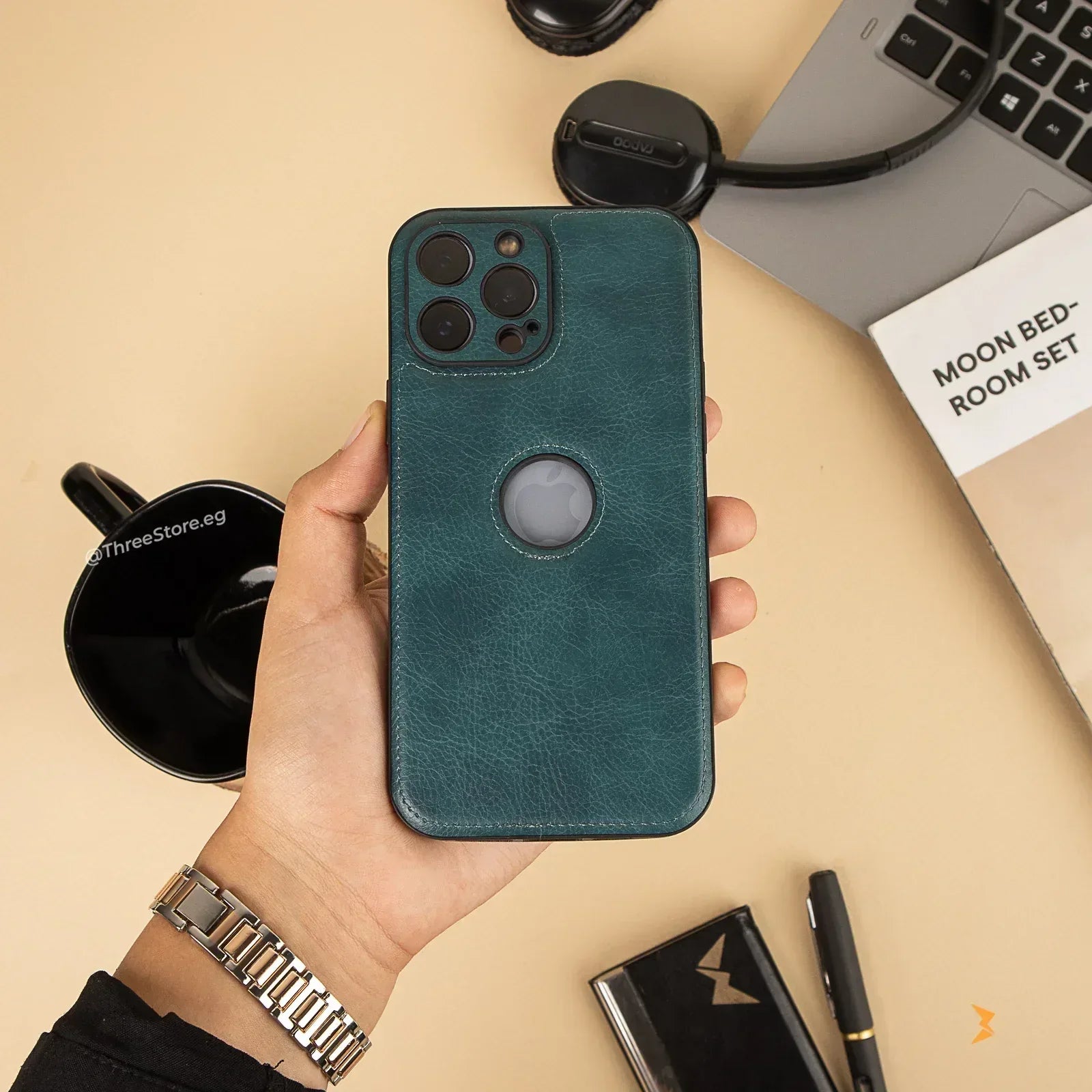 Prato Leather Case iPhone 11 Pro Max - Three