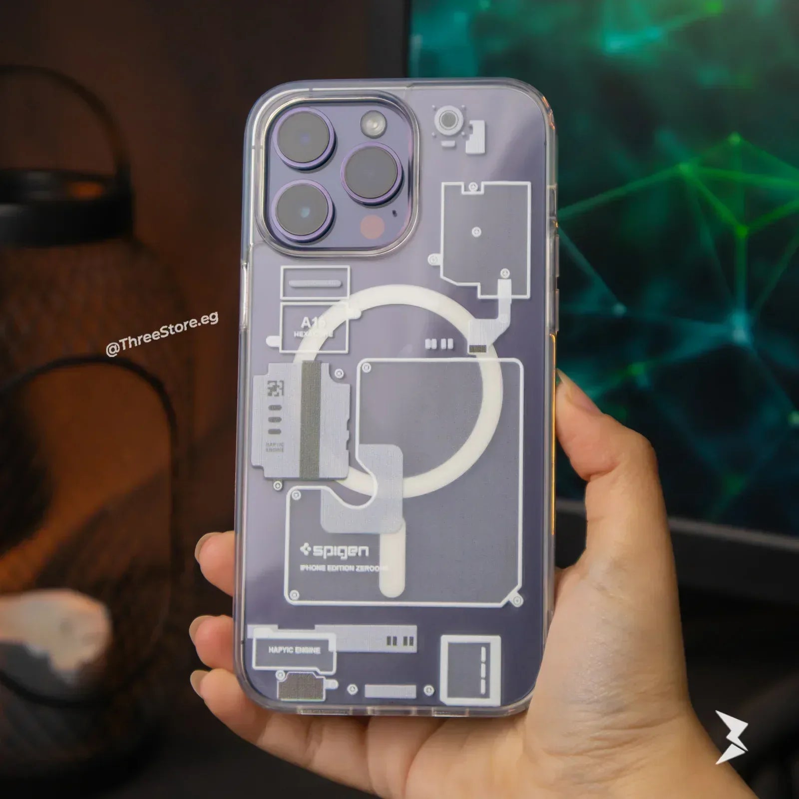 Spigen Zero One MagFit Case iPhone 15 Pro - Three