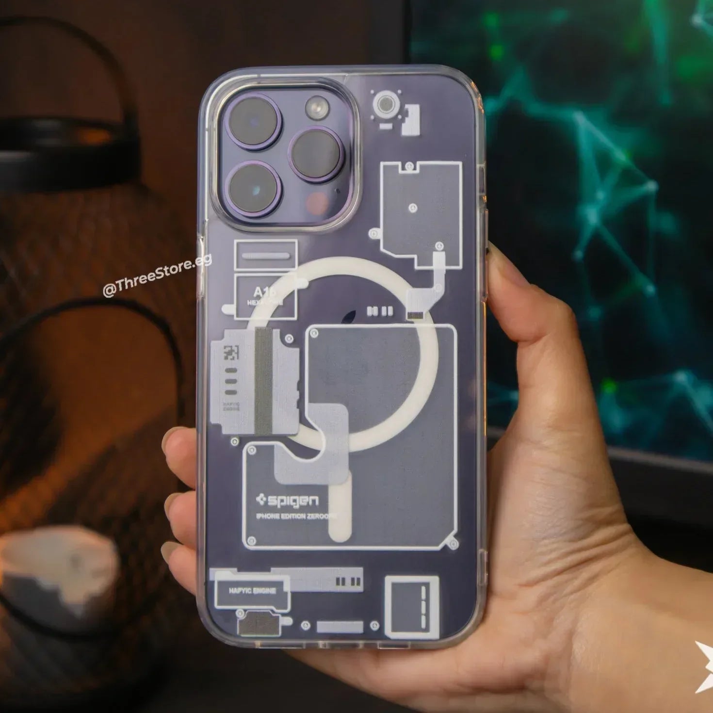 Spigen Zero One MagFit Case iPhone 15 Pro - Three