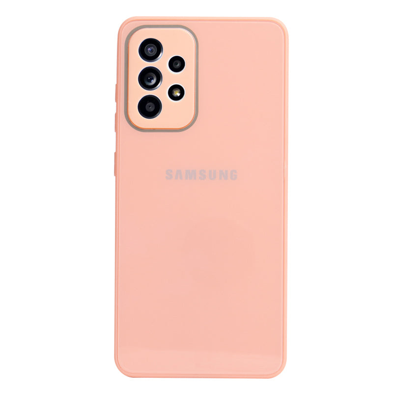 Plating Gold Lens Protection Case Samsung A52