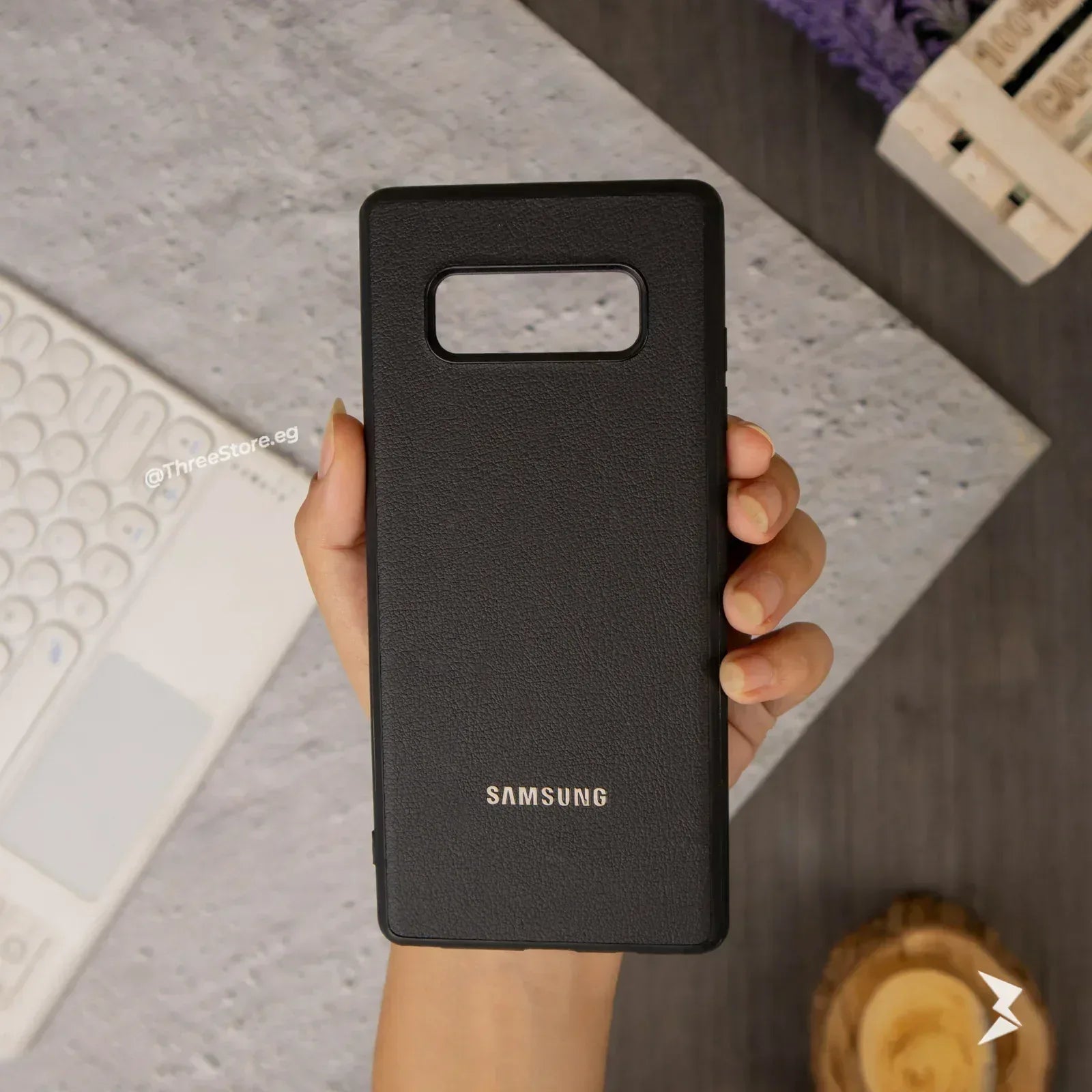 Prestige Leather Case Samsung Note 8 - Three