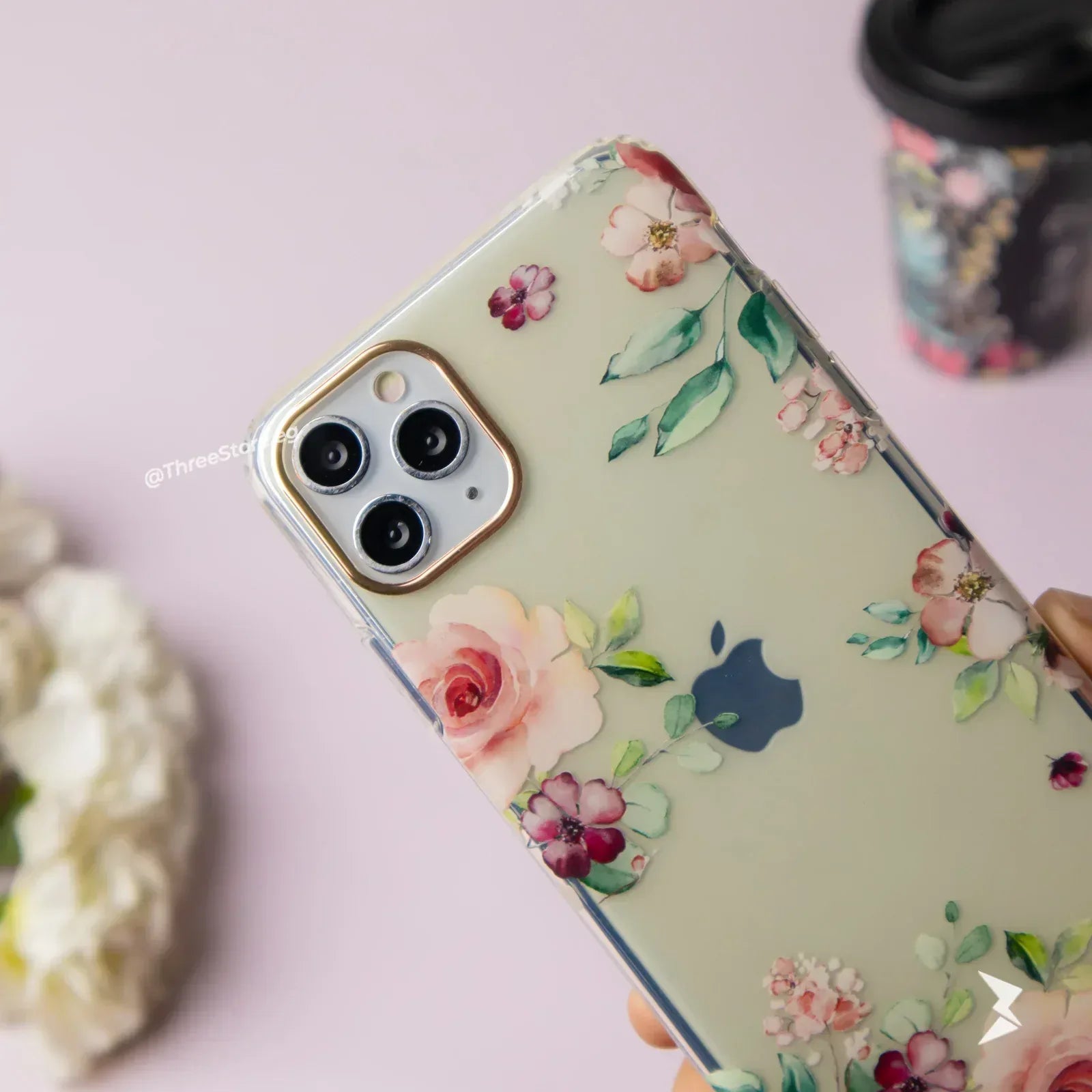 Qy Yang Flower Case iPhone 11 Pro Max - Three