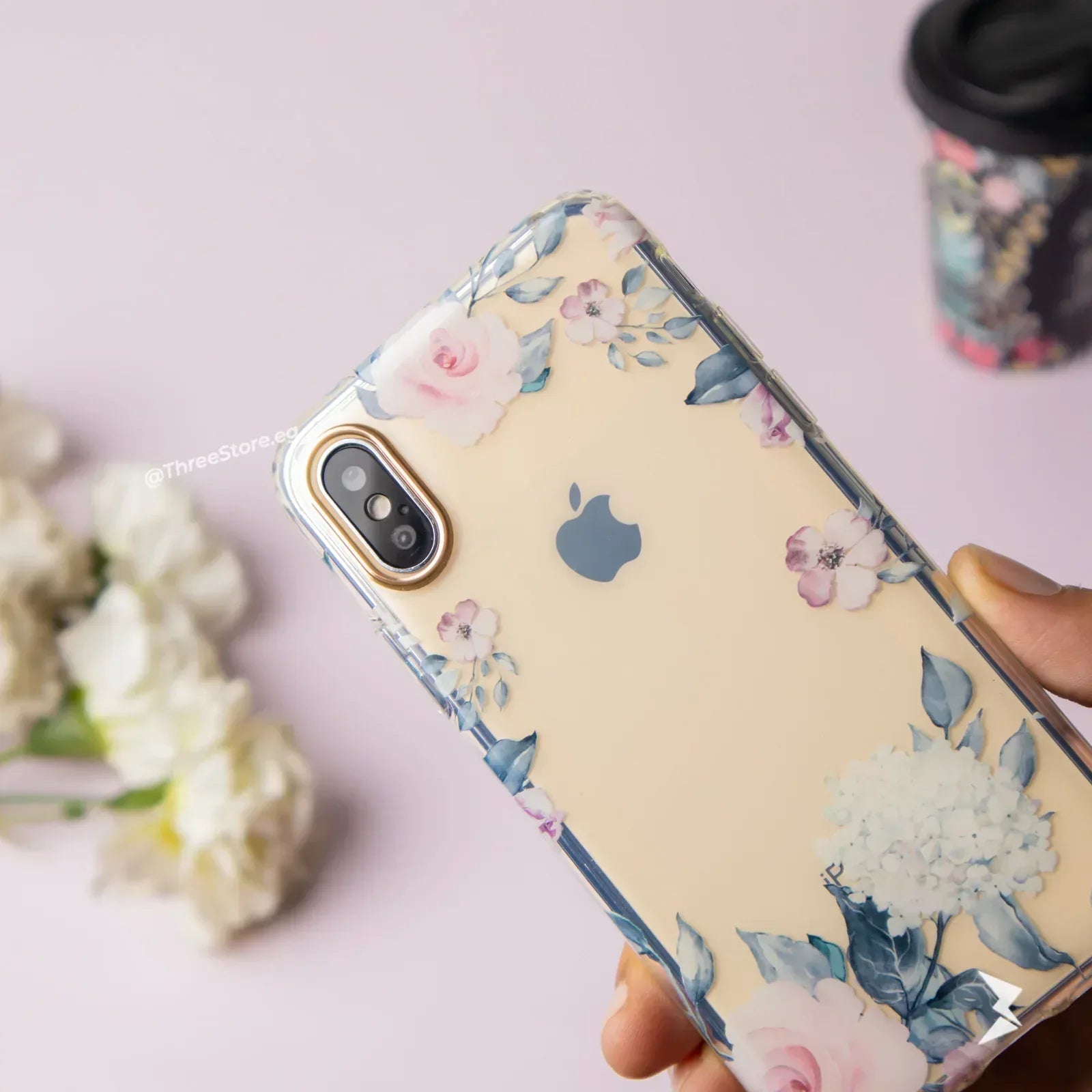 Qy Yang Flower Case iPhone Xs Max - Three