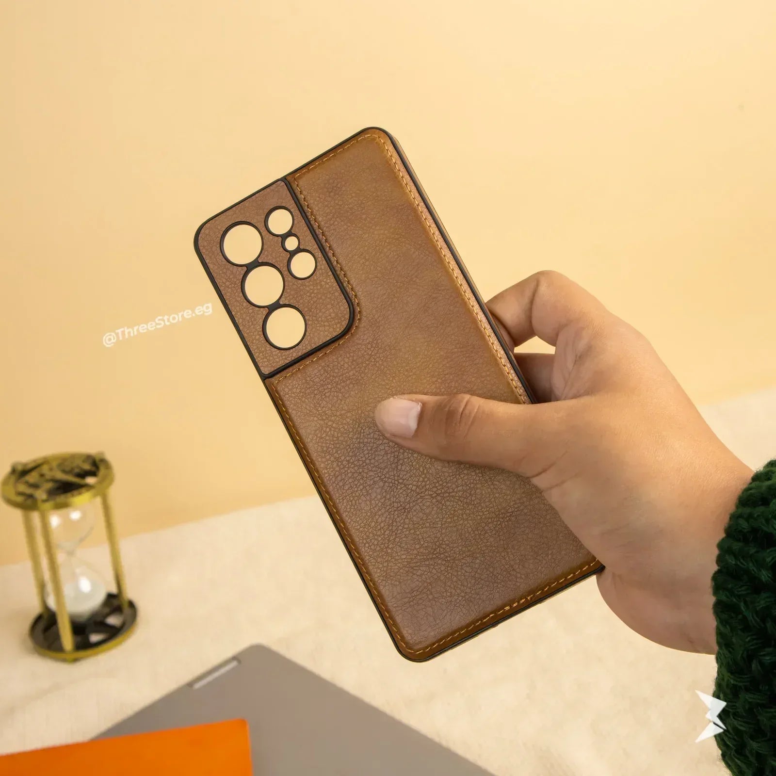 Prato Leather Case Samsung S21 Ultra - Three