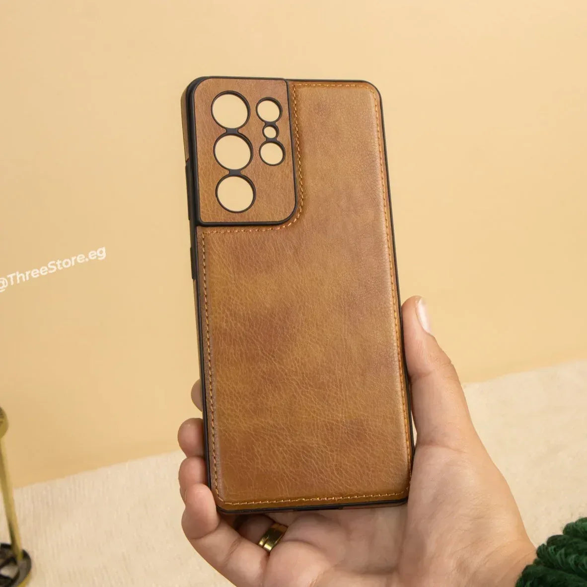Prato Leather Case Samsung S21 Ultra - Three