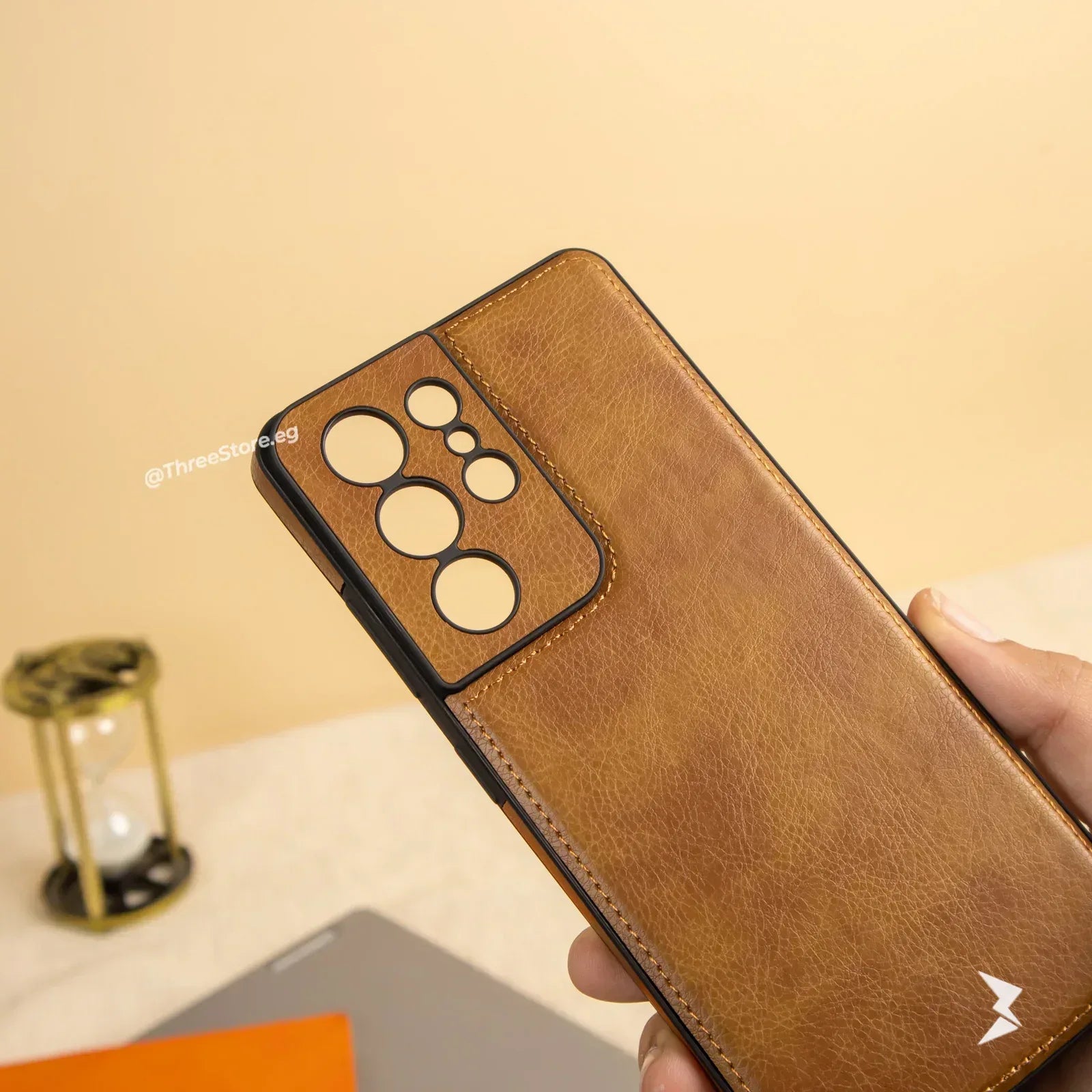 Prato Leather Case Samsung S21 Ultra - Three