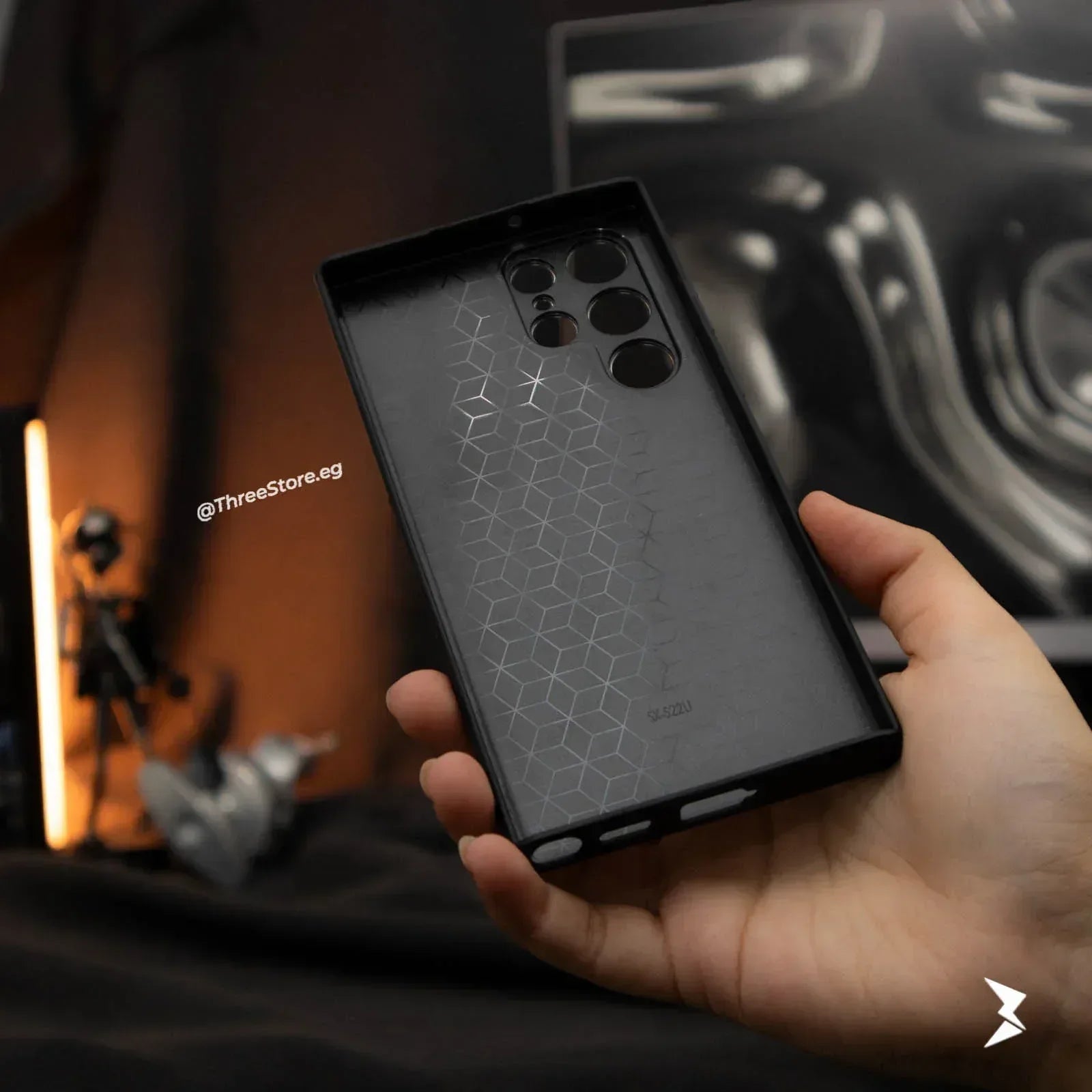 Binberli Metalic Case Samsung S22 Ultra - Three