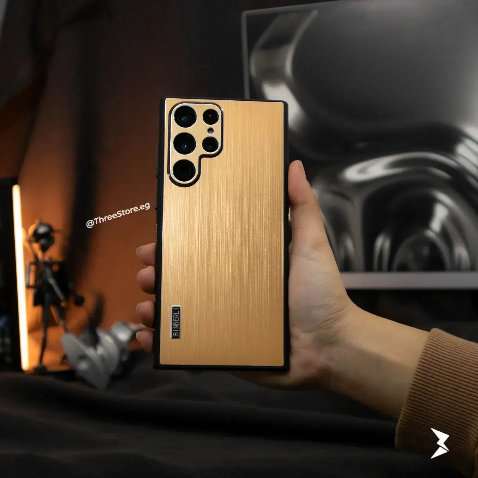 Binberli Metalic Case Samsung S22 Ultra - Three