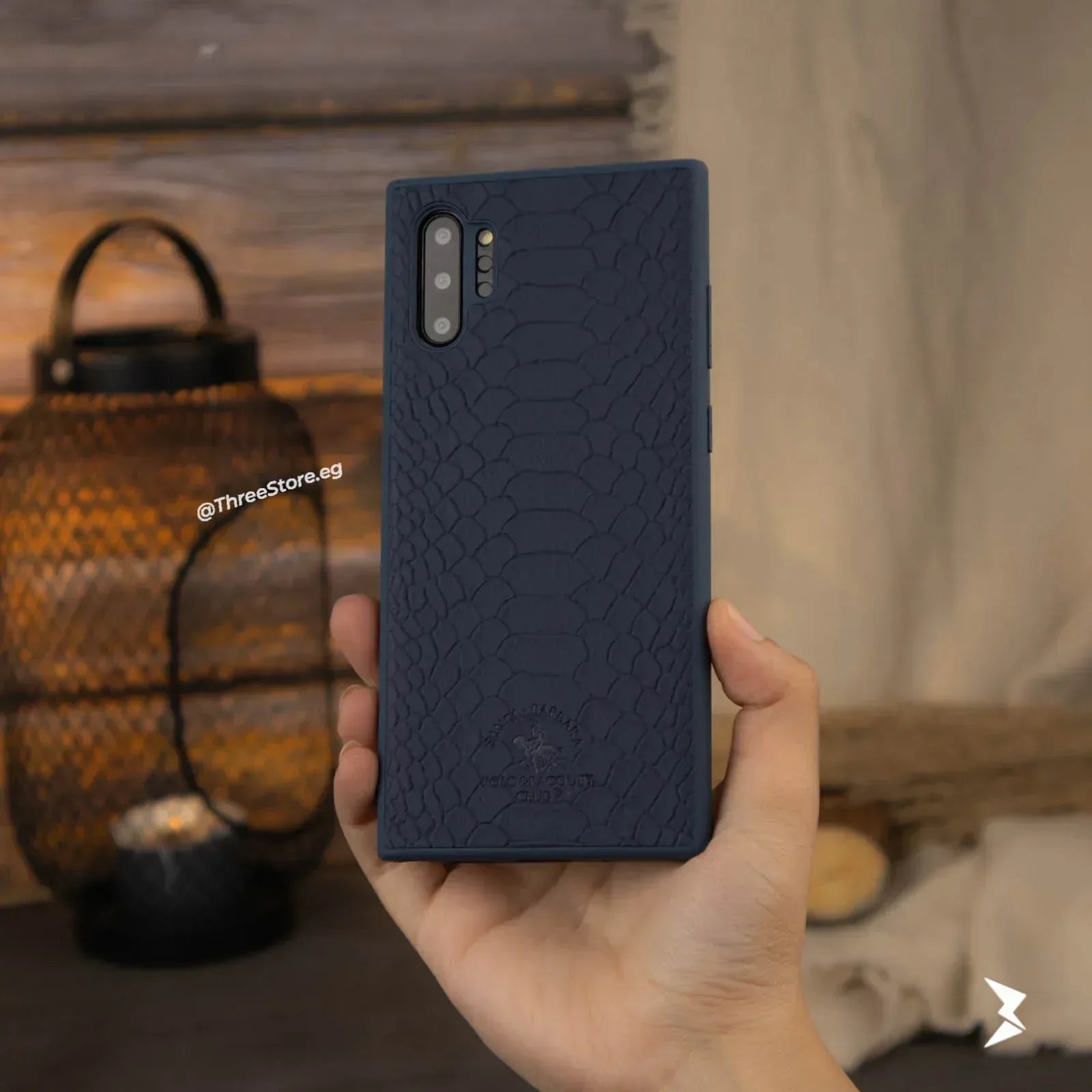 Skin Alligator Leather Case Samsung Note 10 Plus - Three