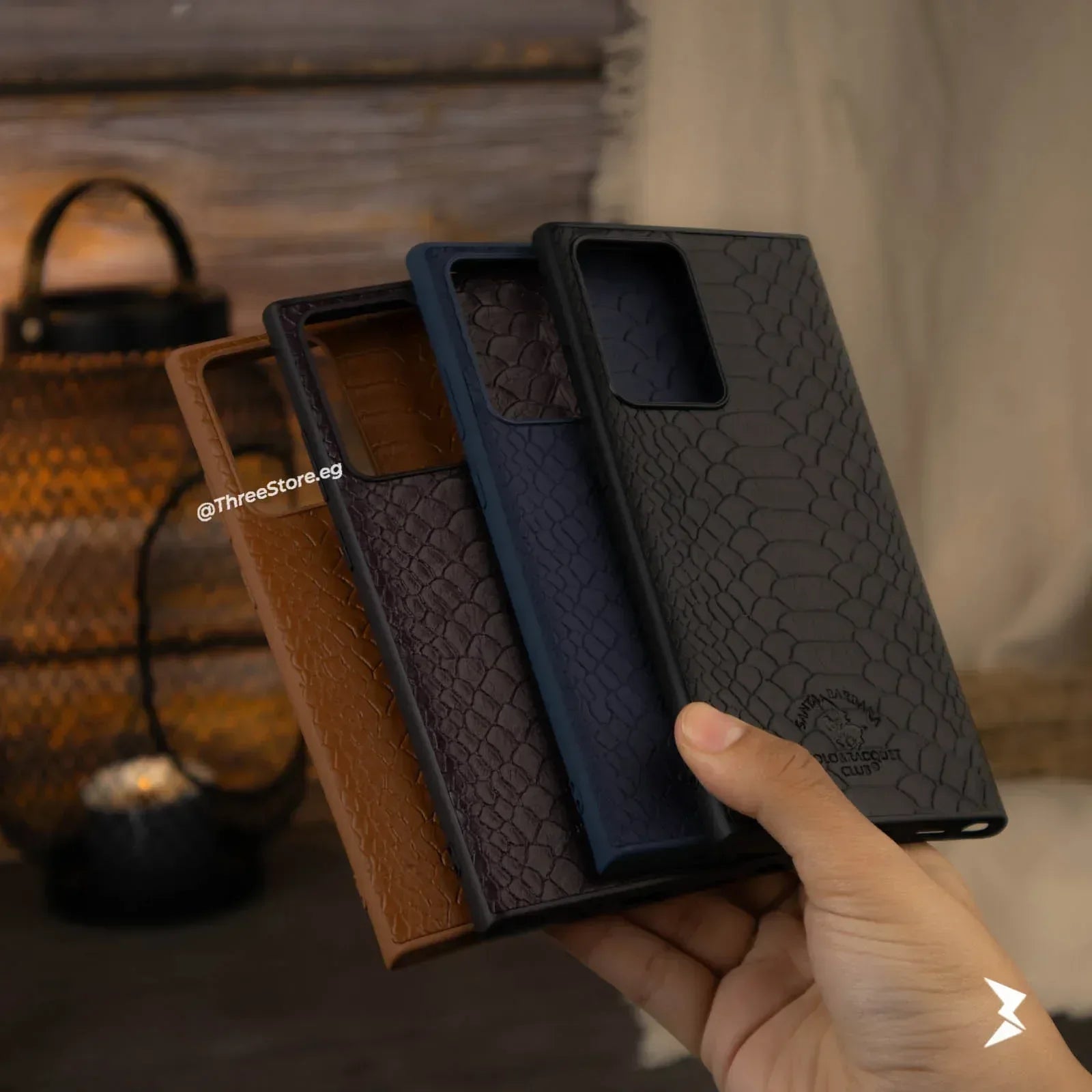 Skin Alligator Leather Case Samsung Note 20 Ultra - Three