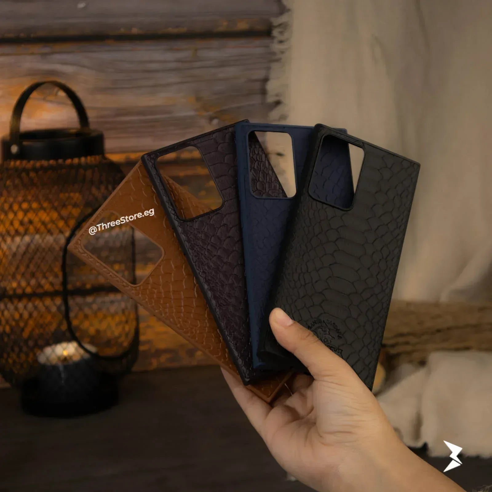 Skin Alligator Leather Case Samsung Note 20 Ultra - Three
