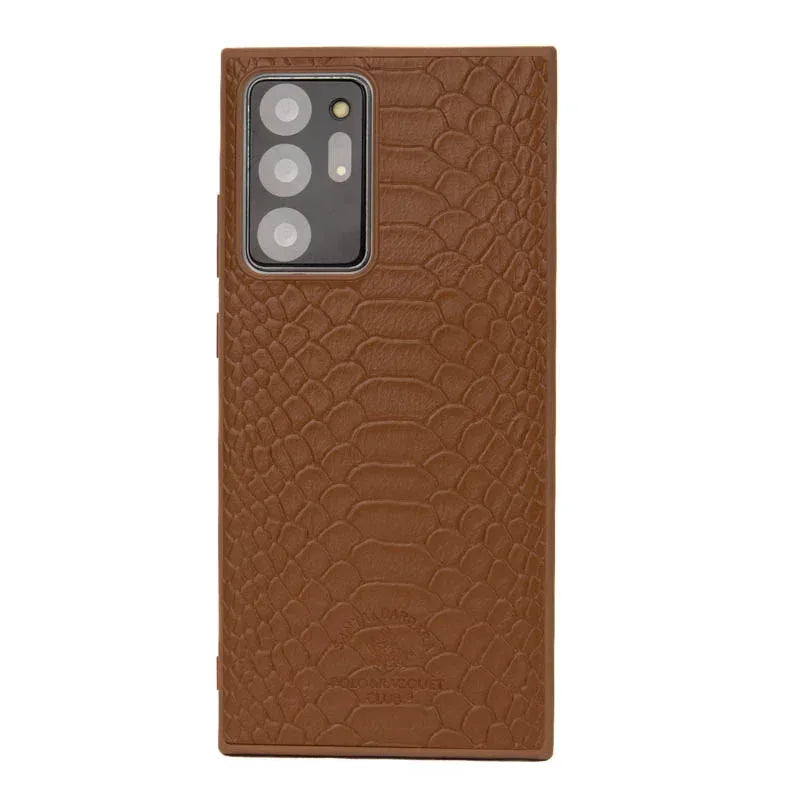 Skin Alligator Leather Case Samsung Note 20 Ultra - Three