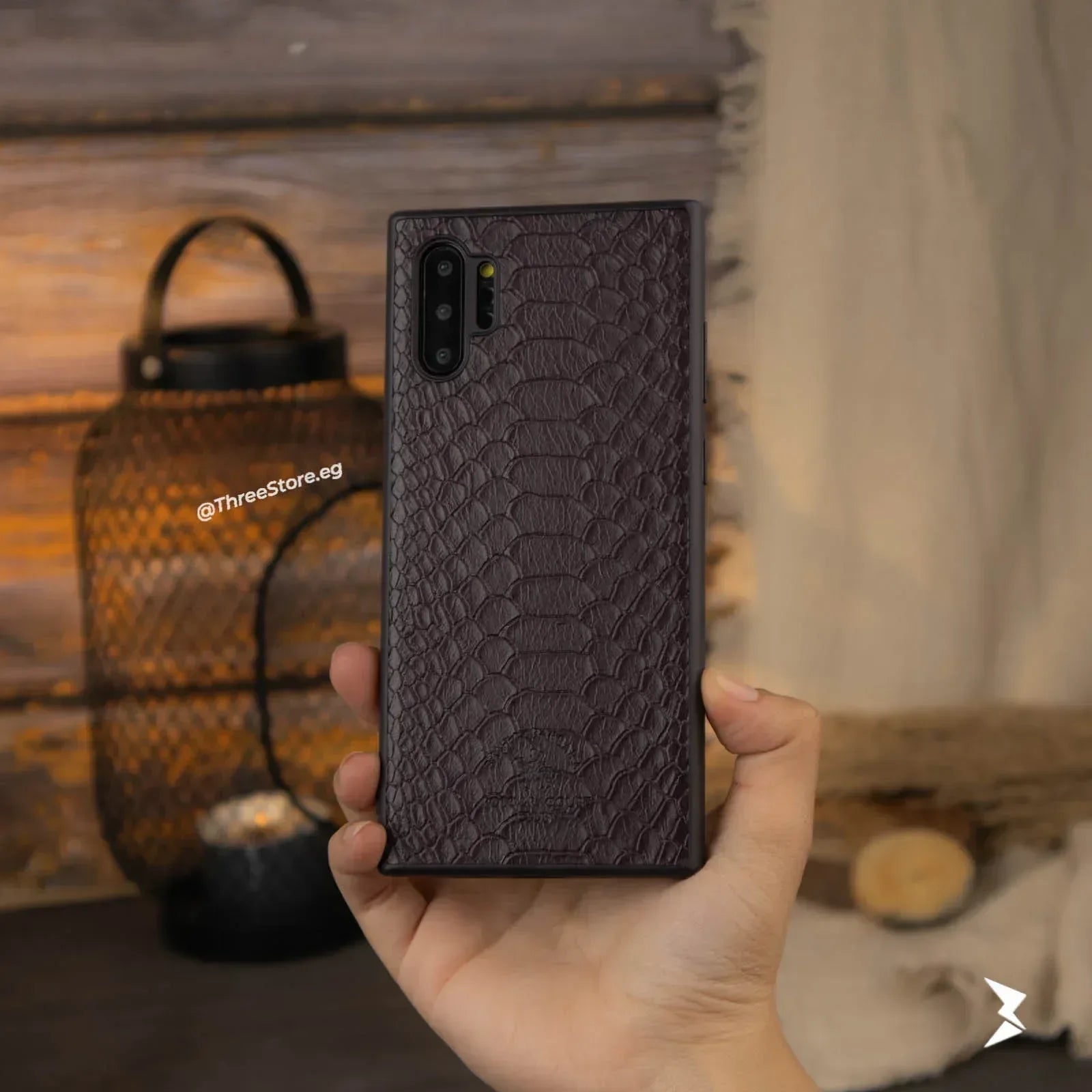 Skin Alligator Leather Case Samsung Note 10 Plus - Three