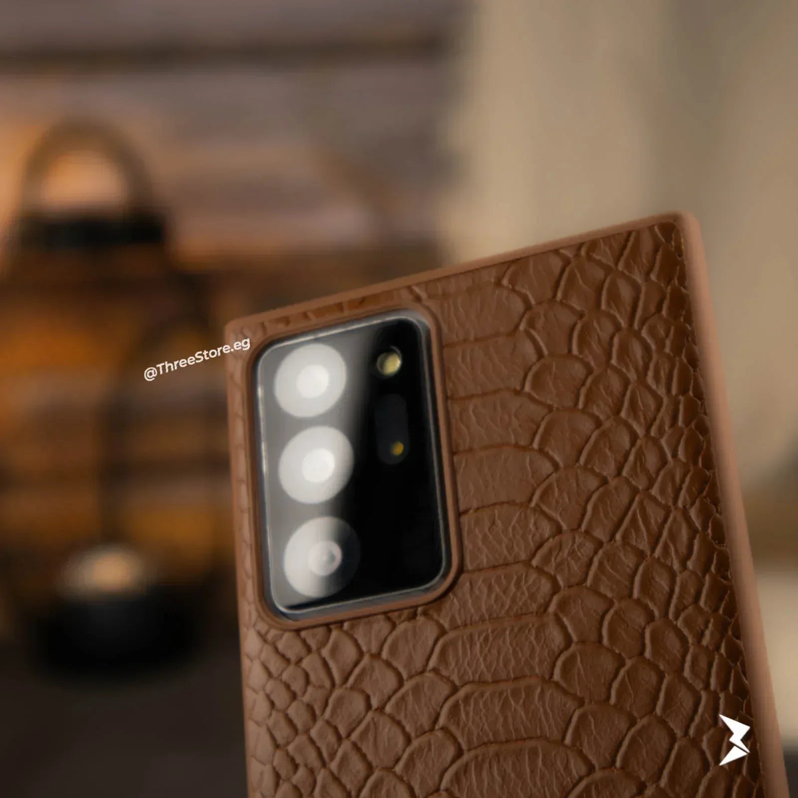 Skin Alligator Leather Case Samsung Note 20 Ultra - Three