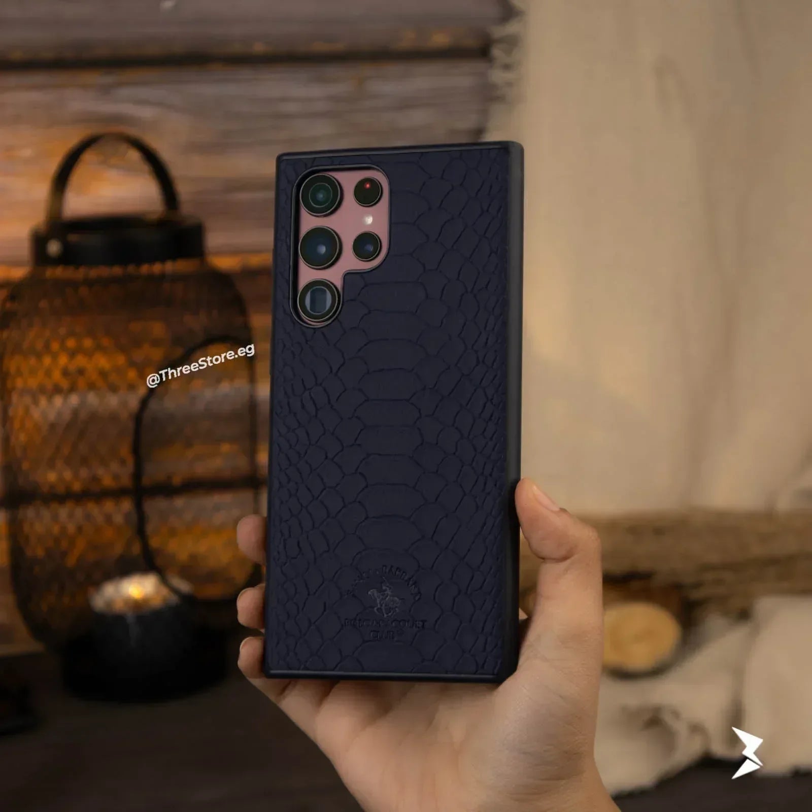Skin Alligator Leather Case Samsung S23 Ultra - Three