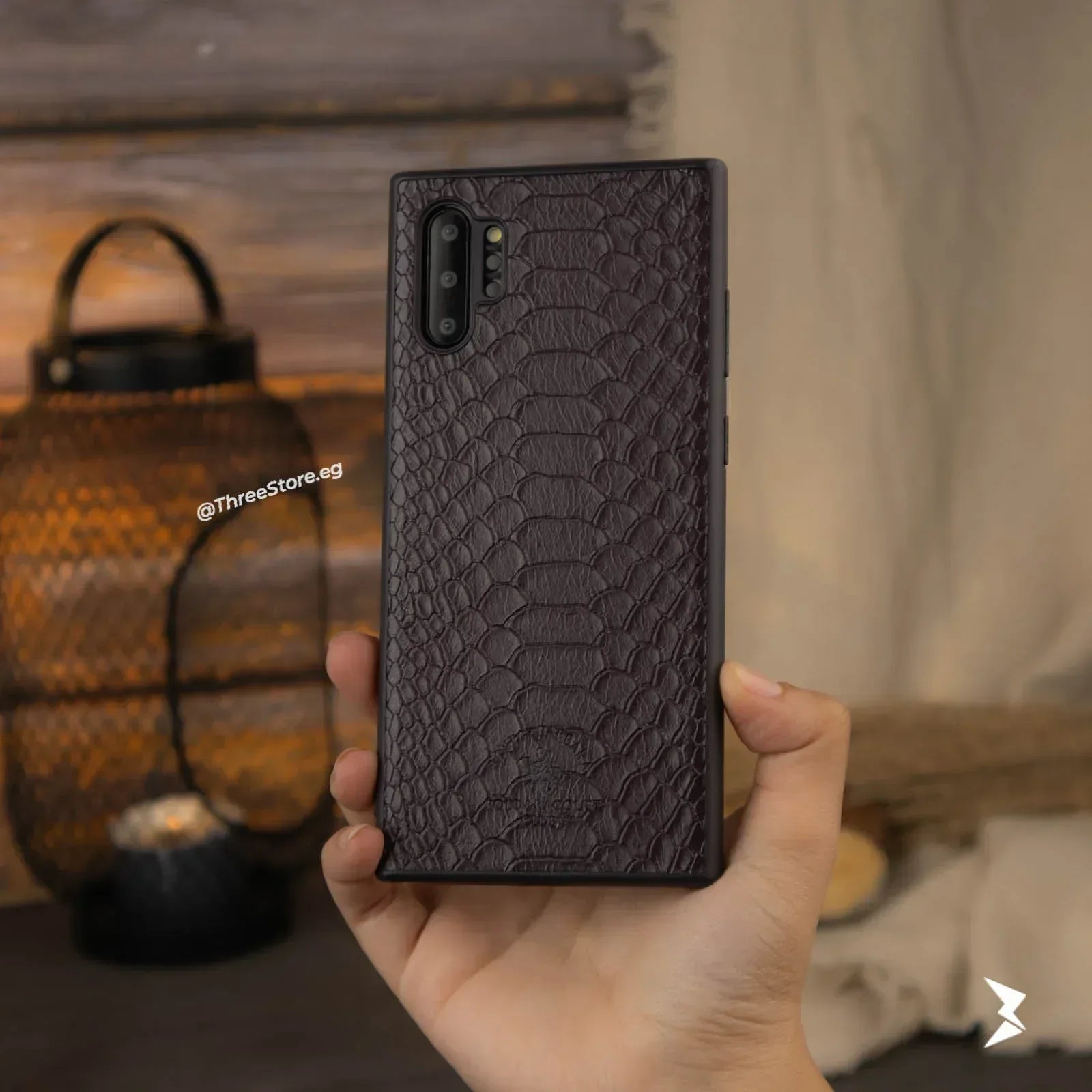 Skin Alligator Leather Case Samsung Note 10 Plus - Three