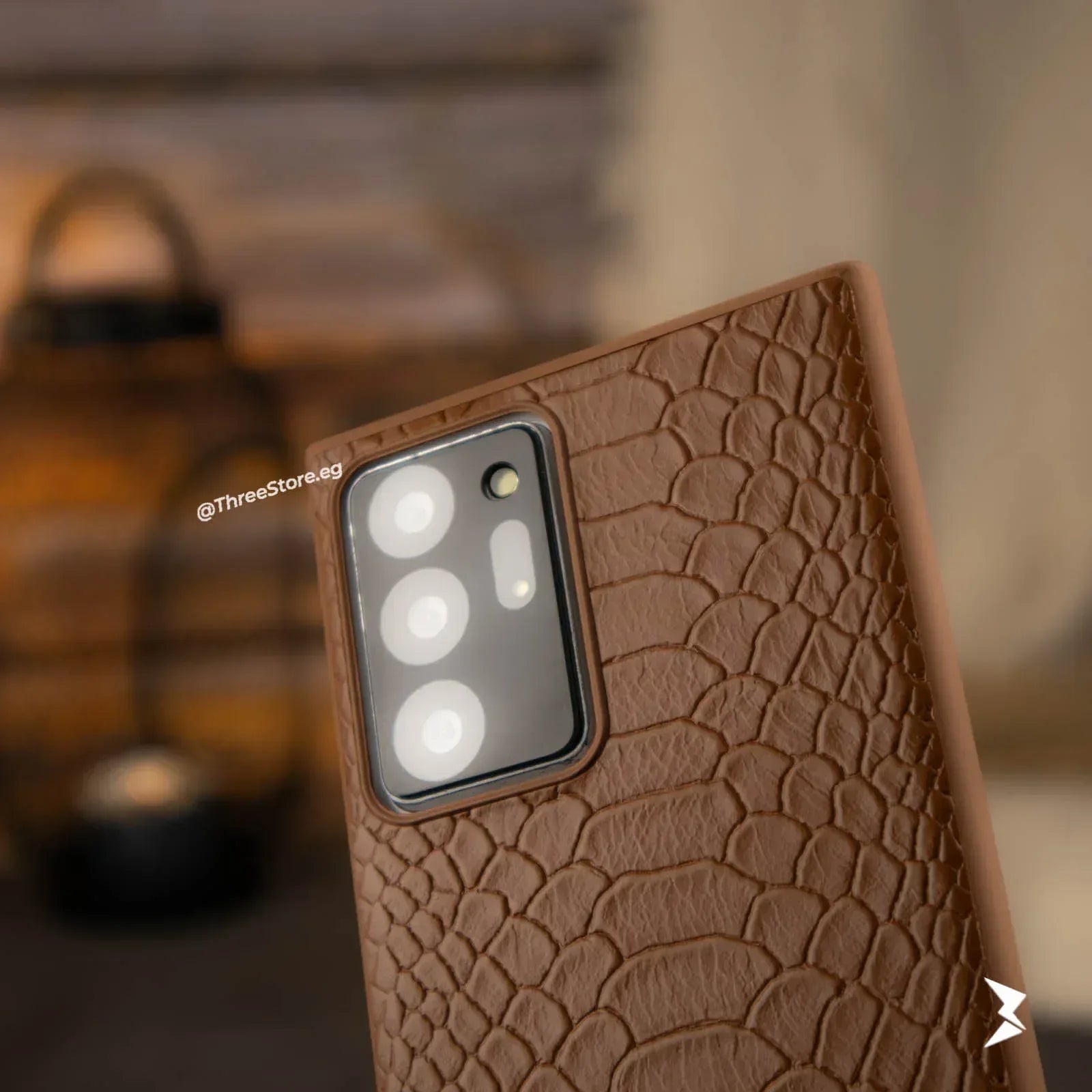 Skin Alligator Leather Case Samsung Note 20 Ultra - Three