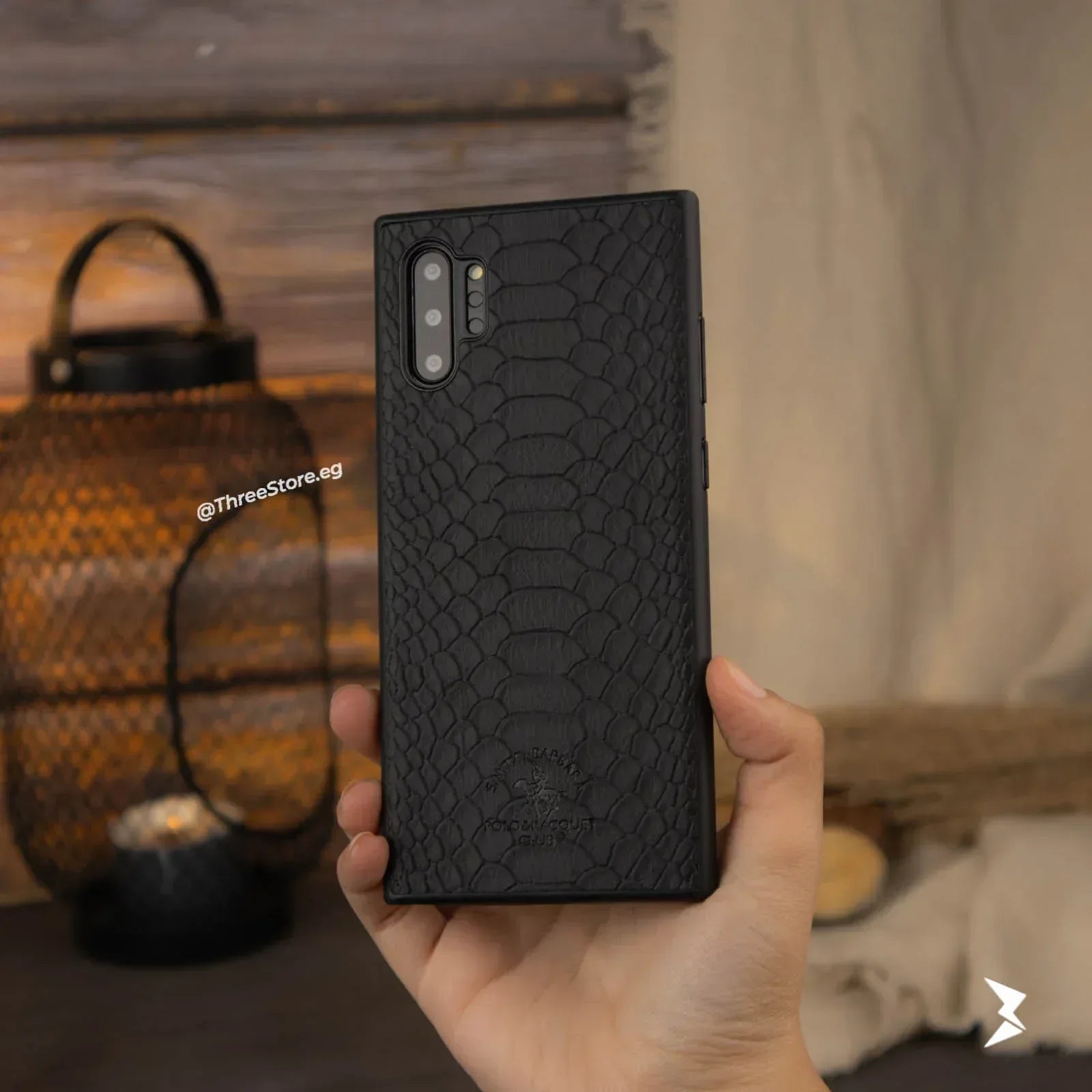 Skin Alligator Leather Case Samsung Note 10 Plus - Three