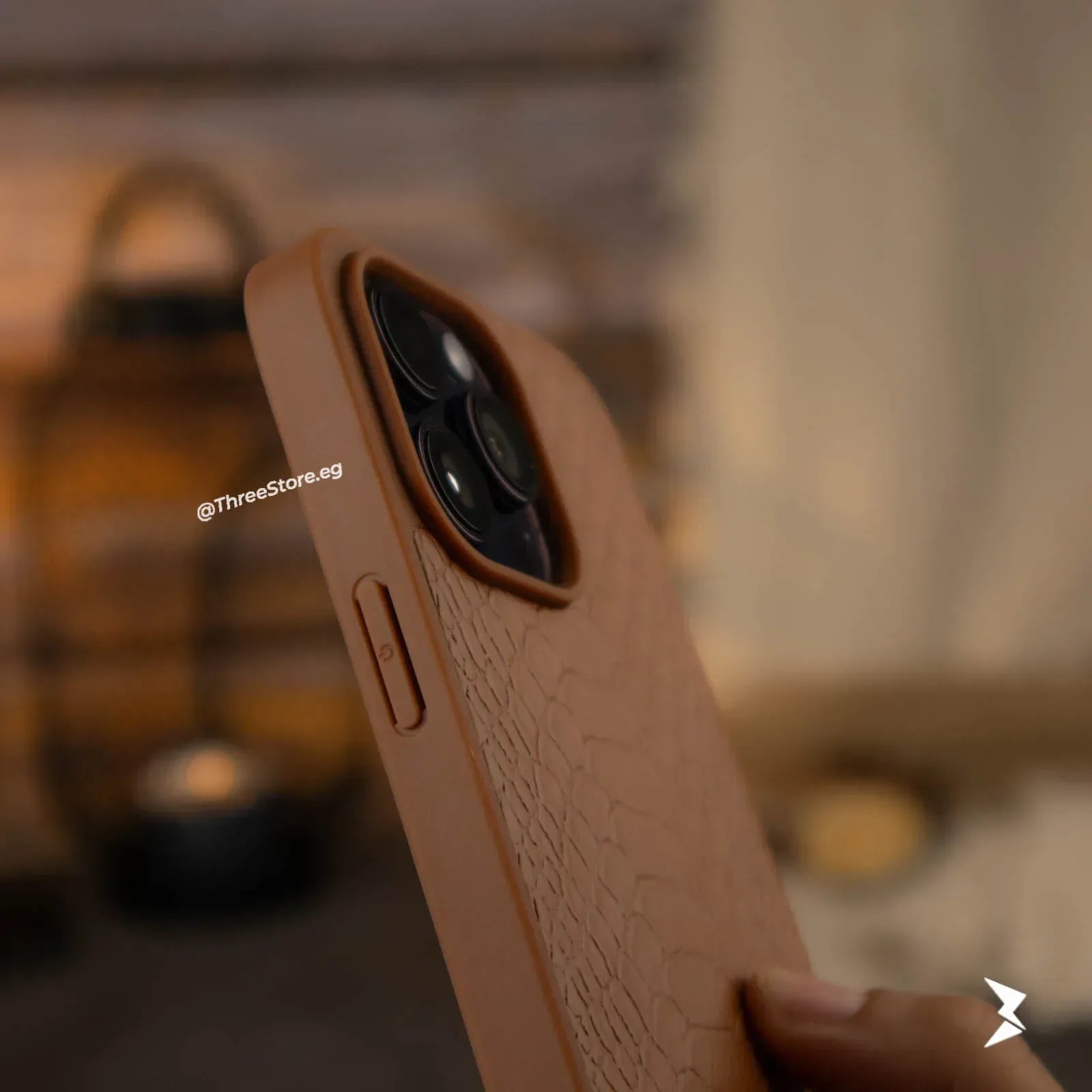Skin Alligator Leather Case iPhone 14 Pro Max - Three