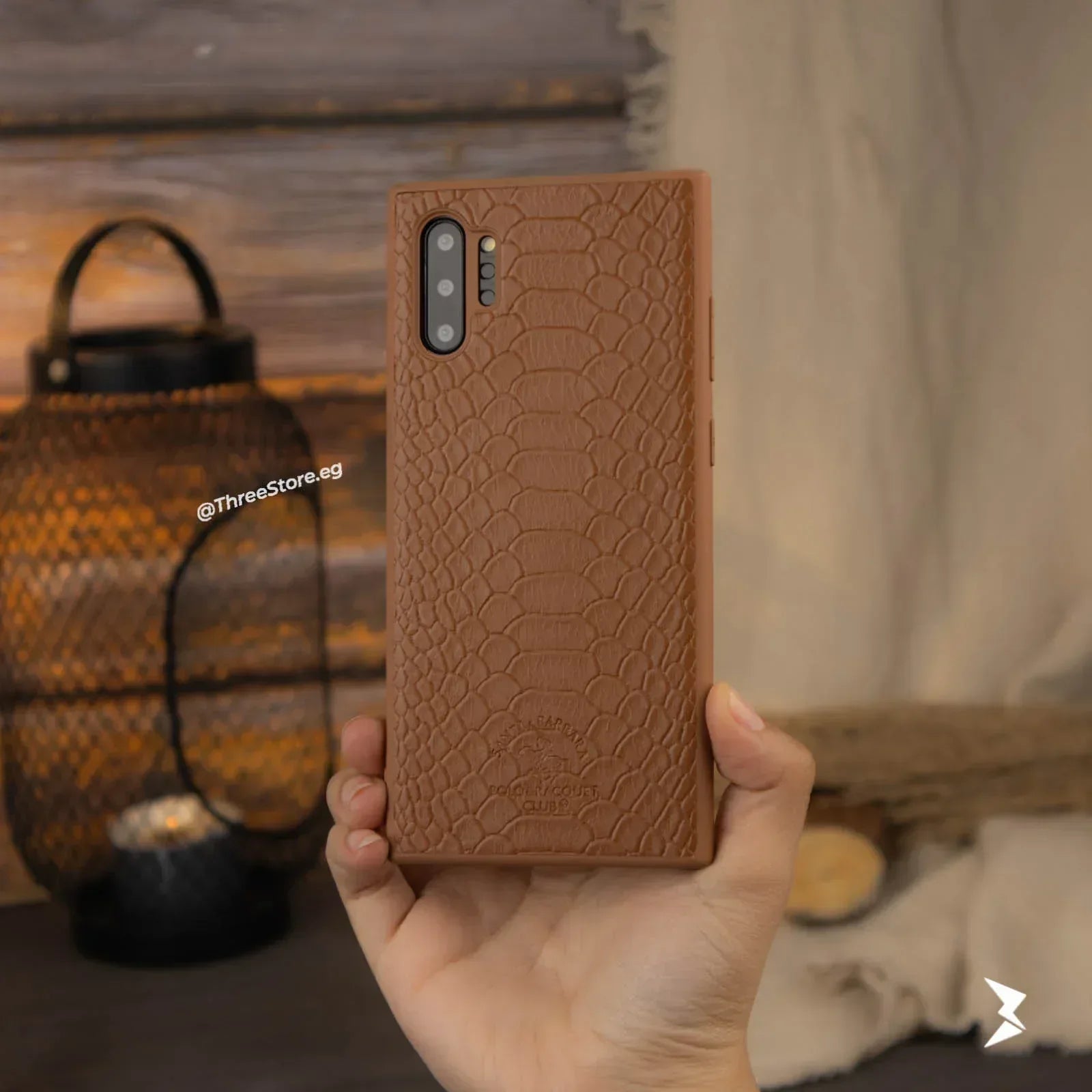 Skin Alligator Leather Case Samsung Note 10 Plus - Three