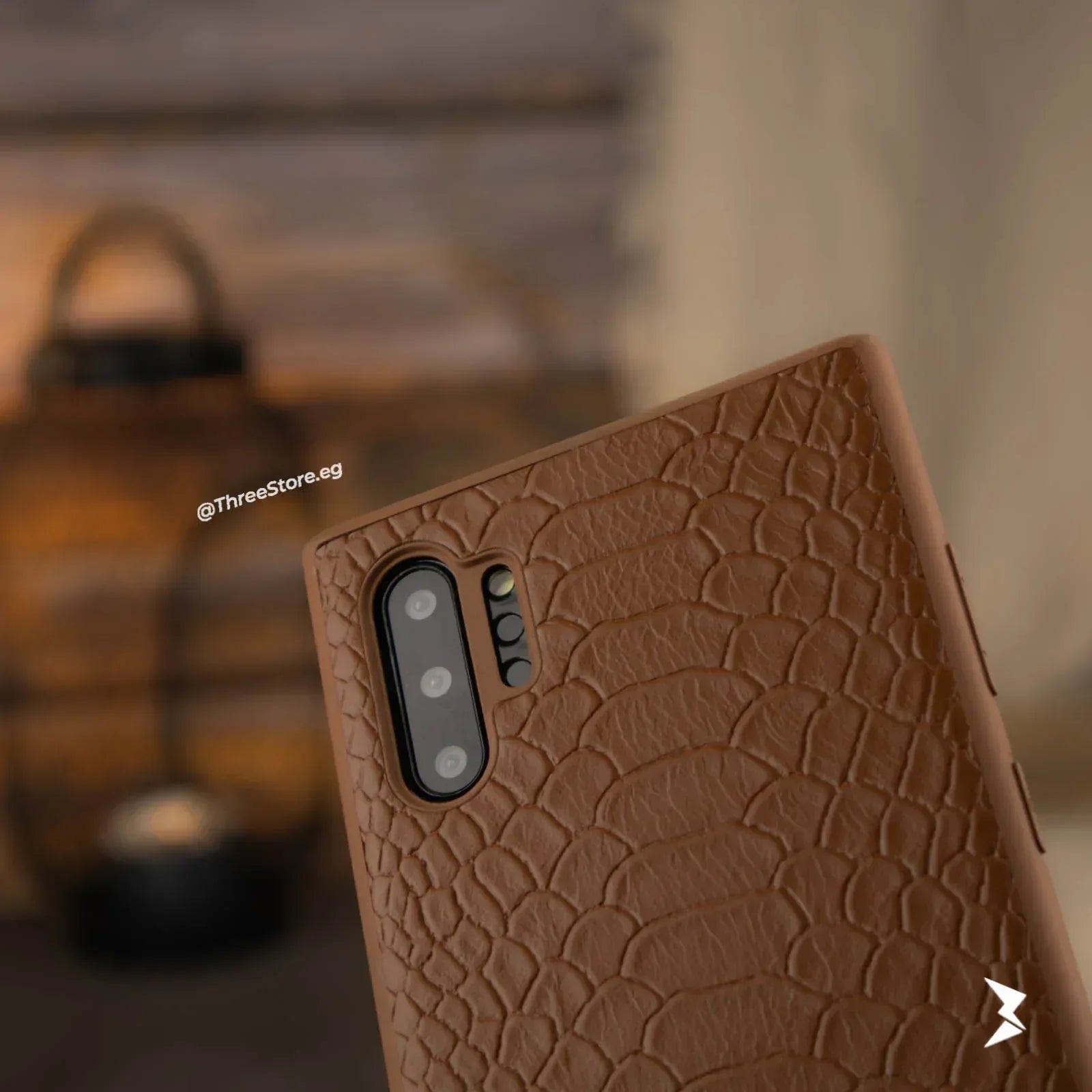 Skin Alligator Leather Case Samsung Note 10 Plus - Three