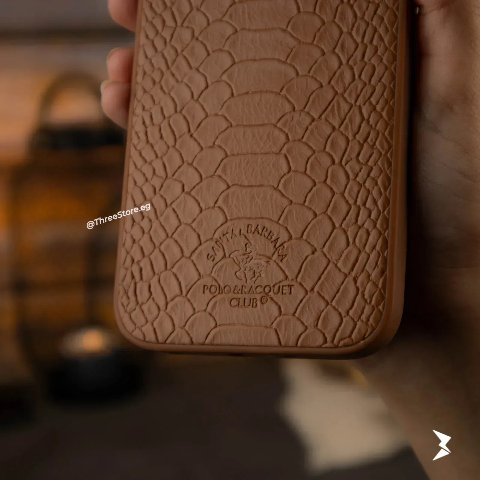 Skin Alligator Leather Case iPhone 13 Pro Max - Three