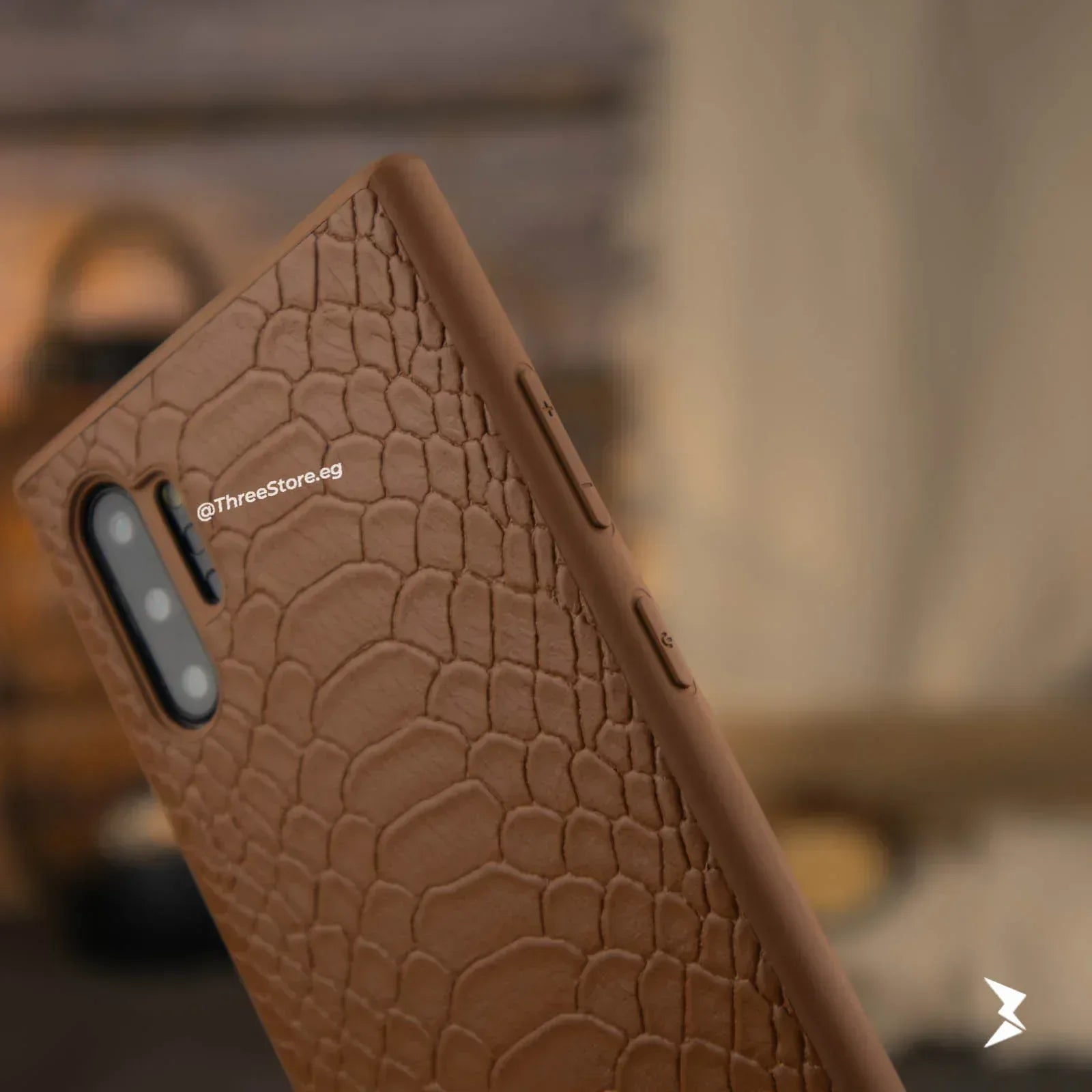 Skin Alligator Leather Case Samsung Note 10 Plus - Three